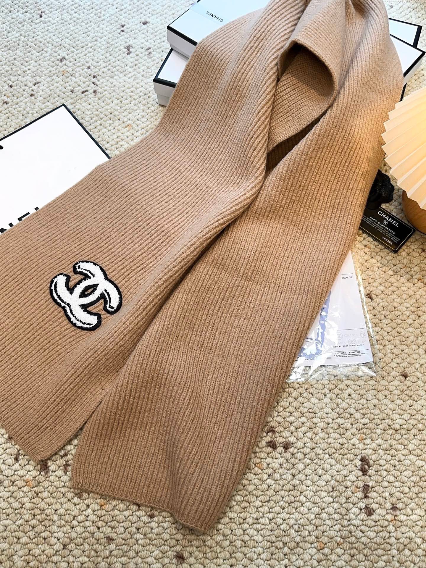 Solid color top cashmere series scarf