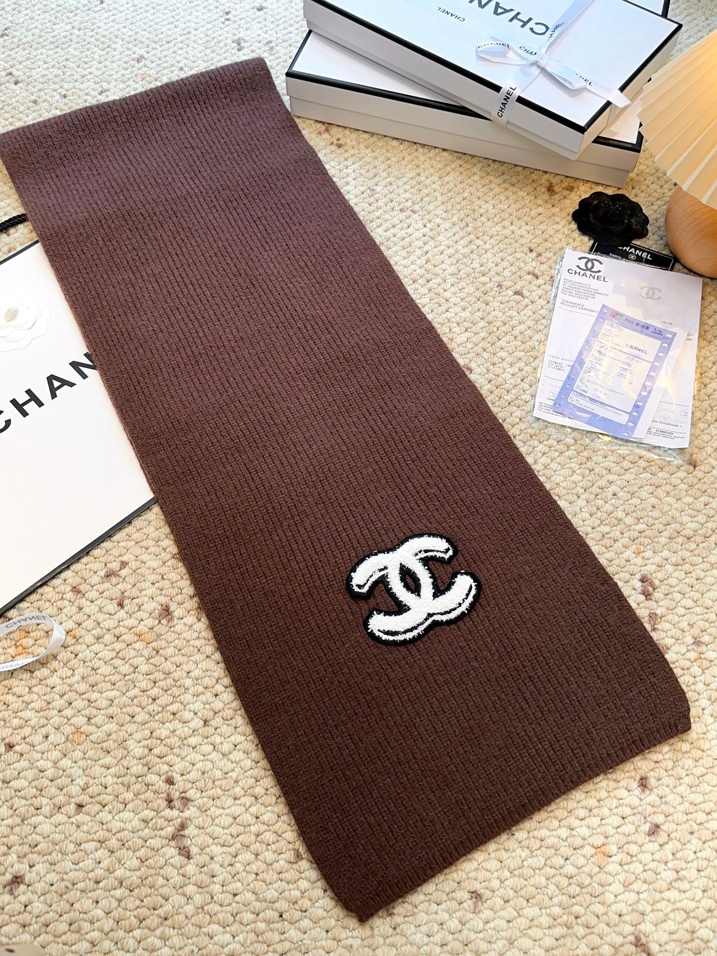 Solid color top cashmere series scarf