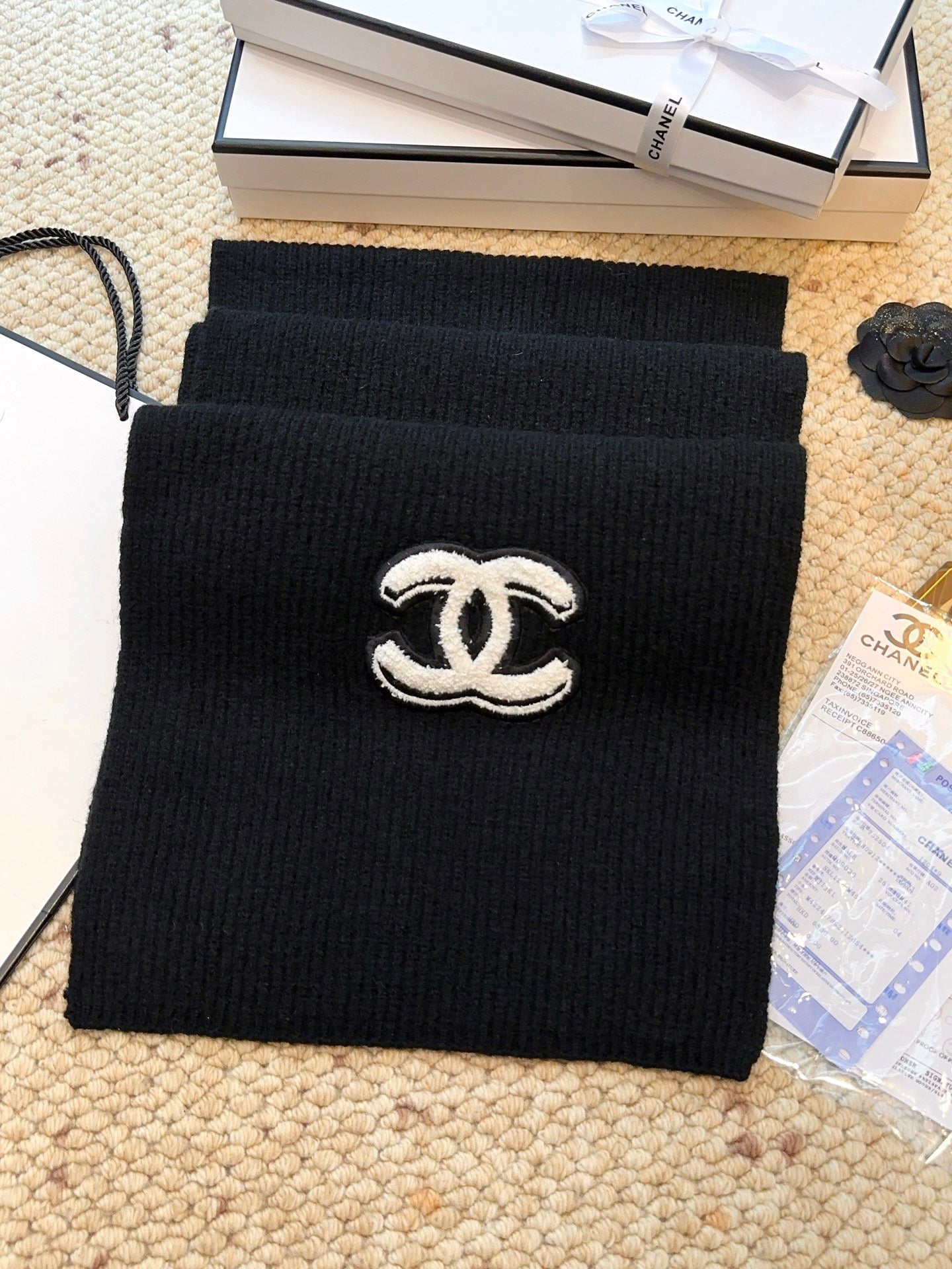 Solid color top cashmere series scarf