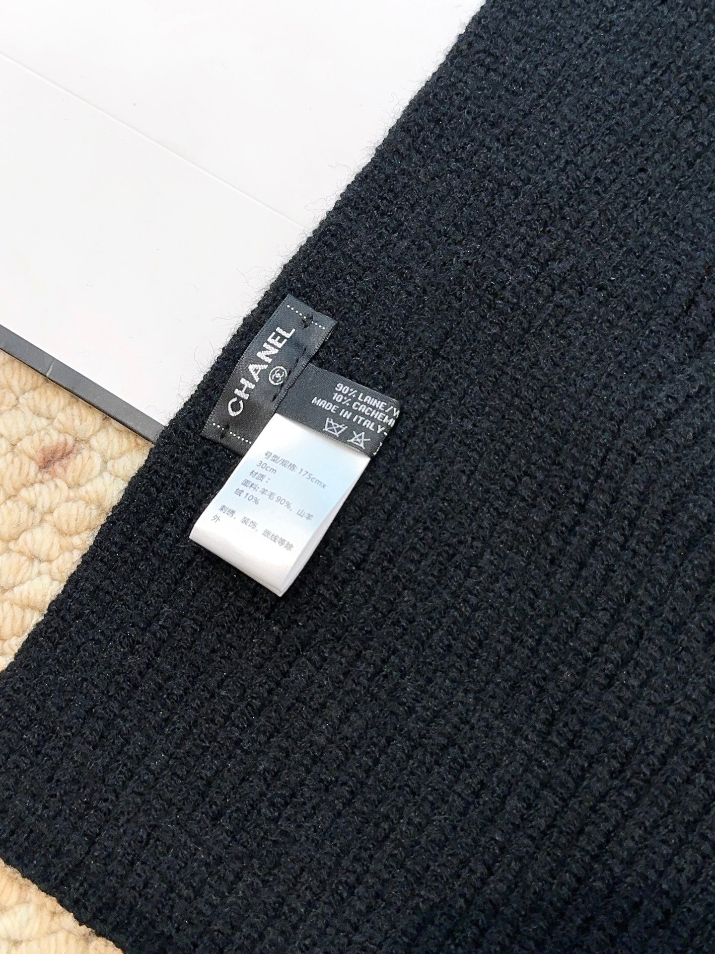 Solid color top cashmere series scarf