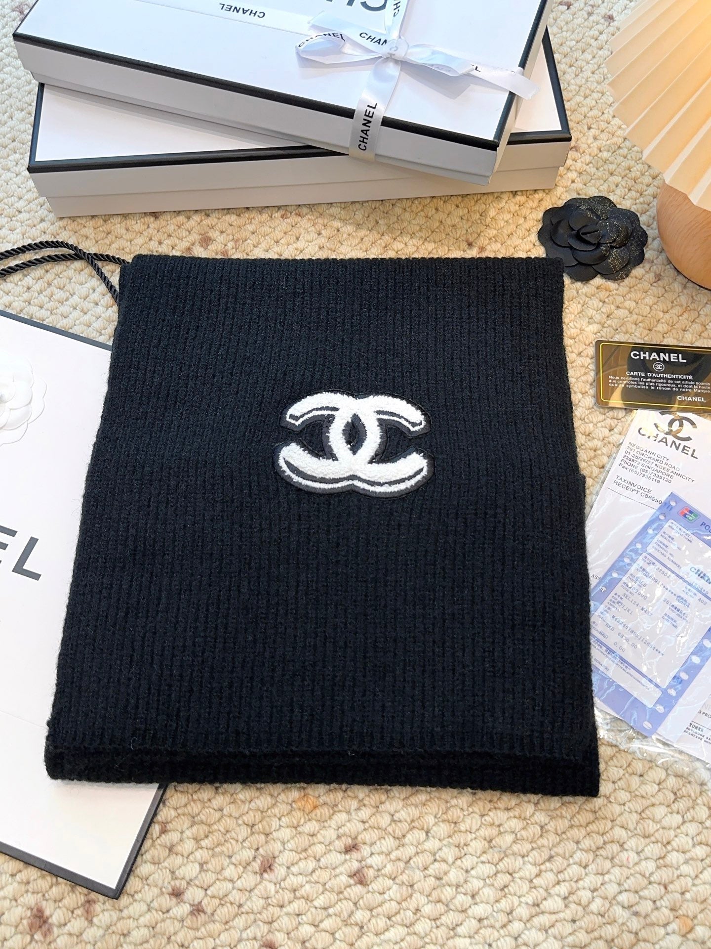 Solid color top cashmere series scarf