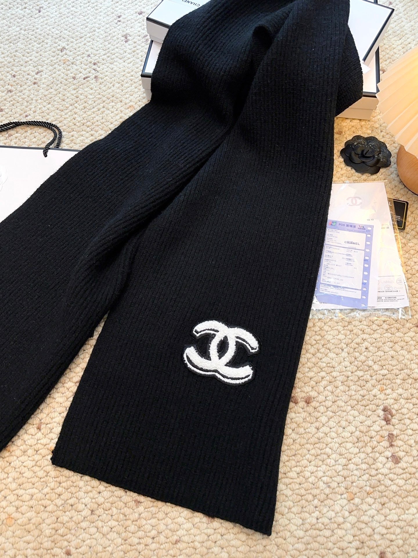 Solid color top cashmere series scarf