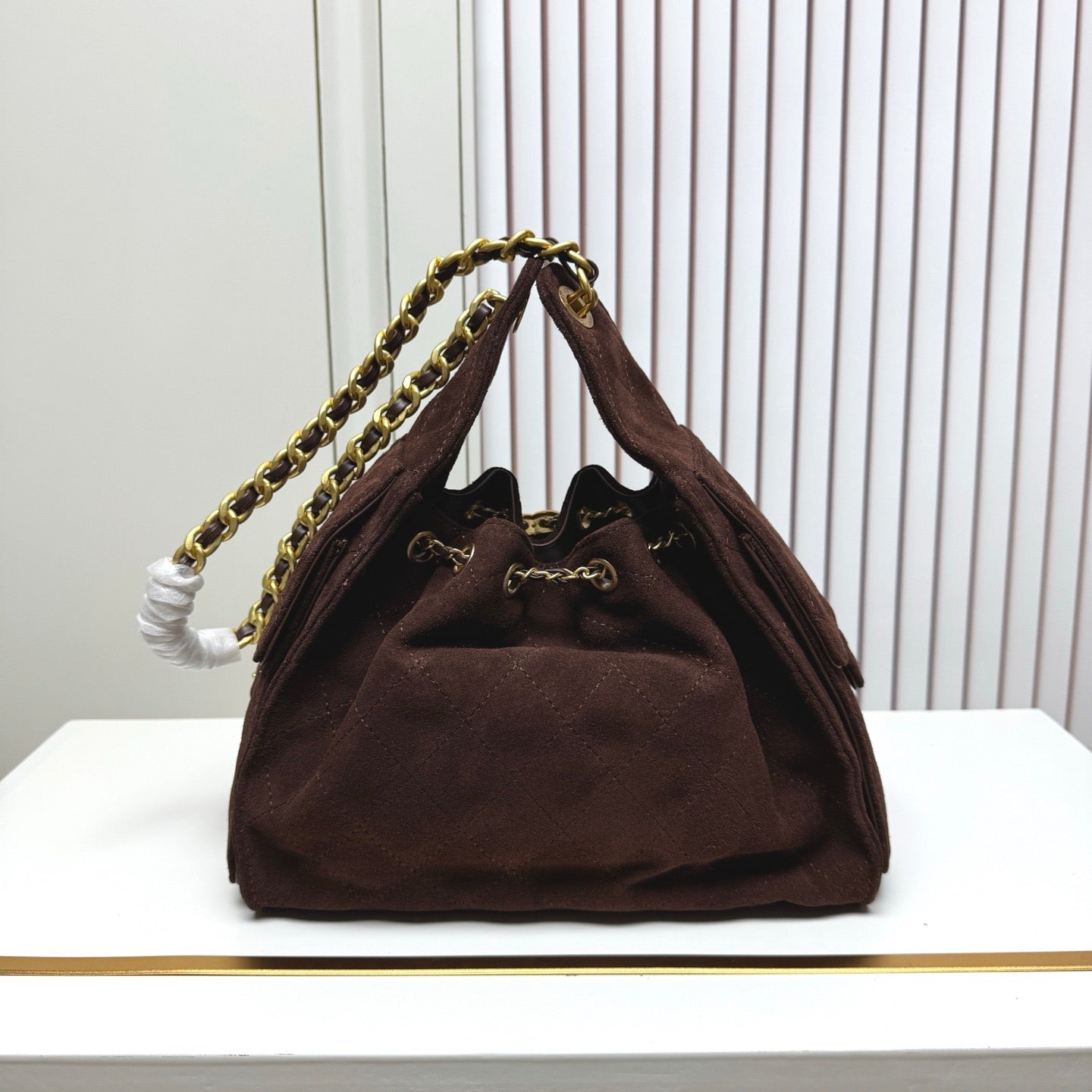 🔥HOT🔥25C popular frosted cowhide diamond pattern chain hobo armpit bag