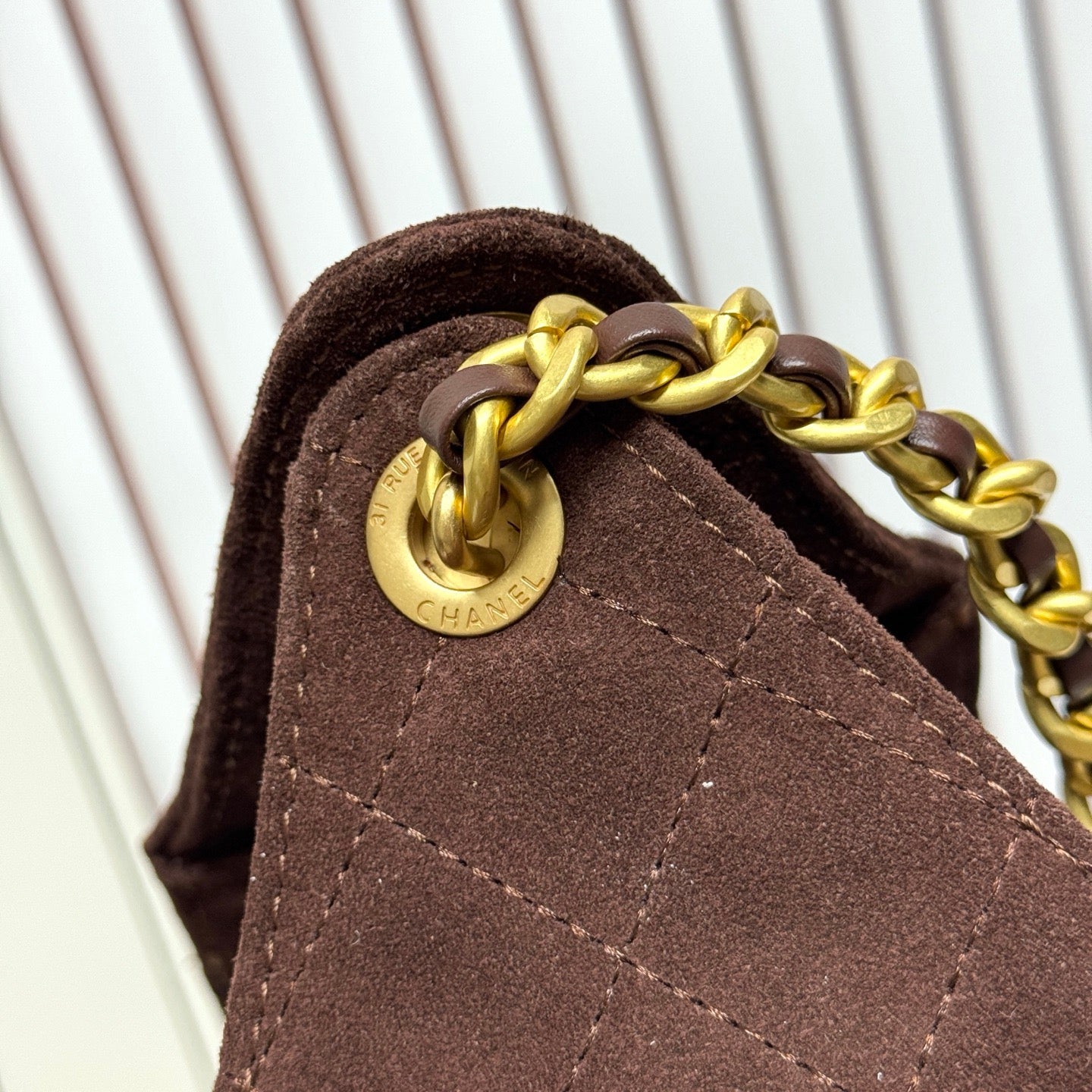 🔥HOT🔥25C popular frosted cowhide diamond pattern chain hobo armpit bag