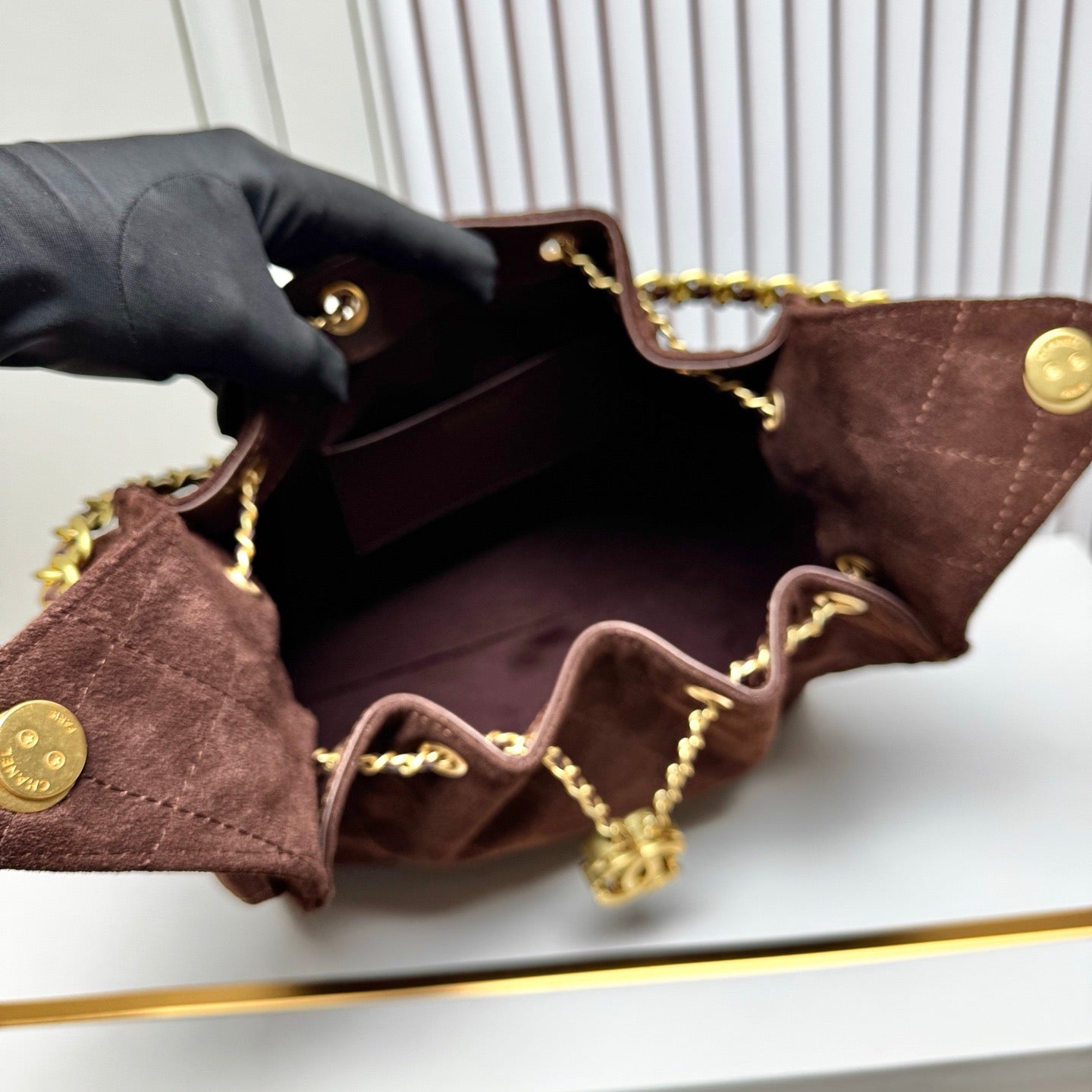 🔥HOT🔥25C popular frosted cowhide diamond pattern chain hobo armpit bag