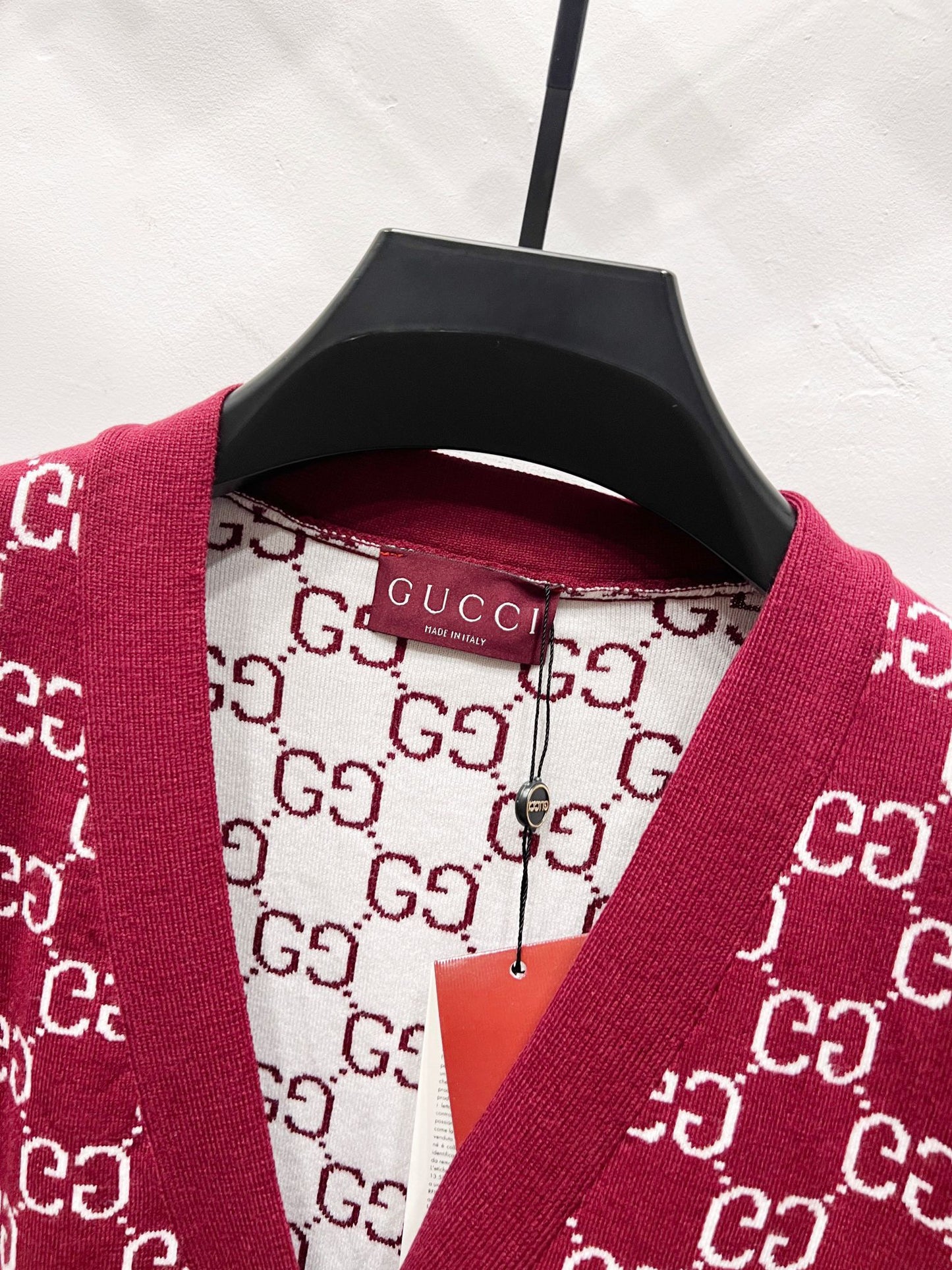 🎄Christmas limited edition🎄25 new autumn and winter logo fully embroidered jacquard knitted cardigan