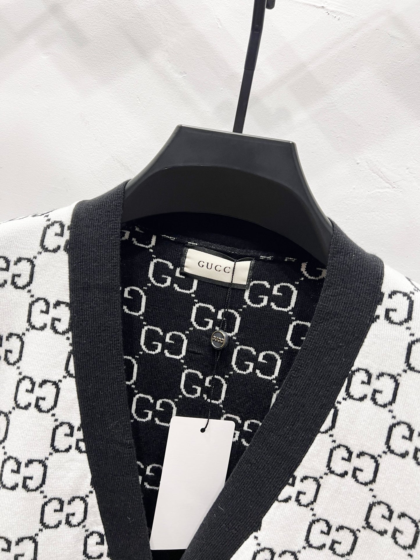 🎄Christmas limited edition🎄25 new autumn and winter logo fully embroidered jacquard knitted cardigan