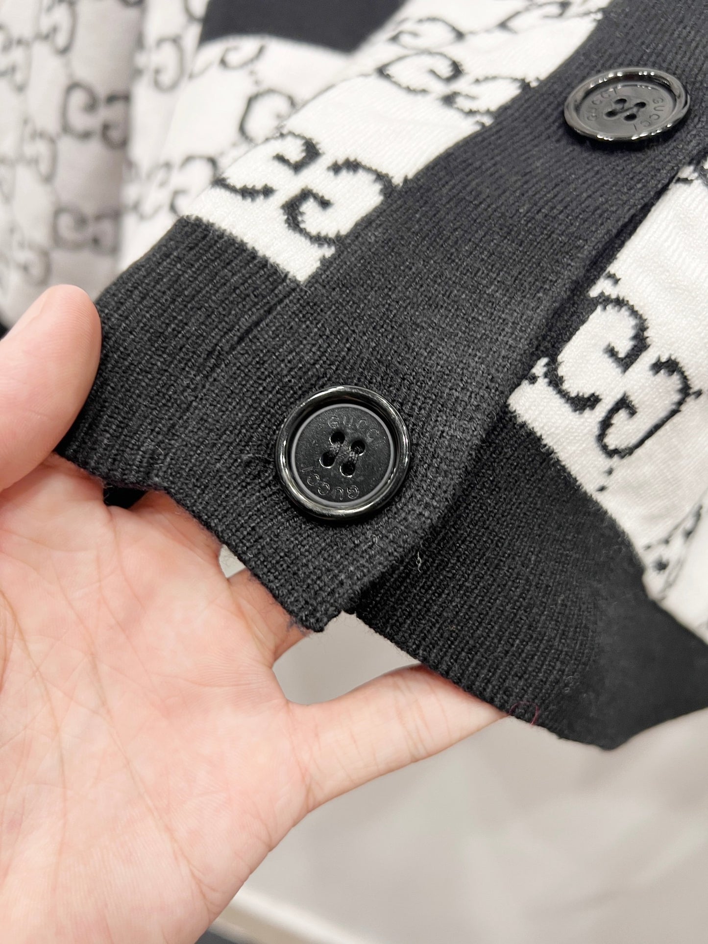 🎄Christmas limited edition🎄25 new autumn and winter logo fully embroidered jacquard knitted cardigan