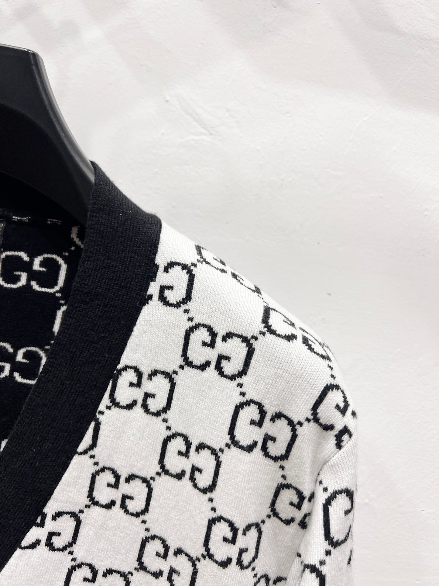 🎄Christmas limited edition🎄25 new autumn and winter logo fully embroidered jacquard knitted cardigan