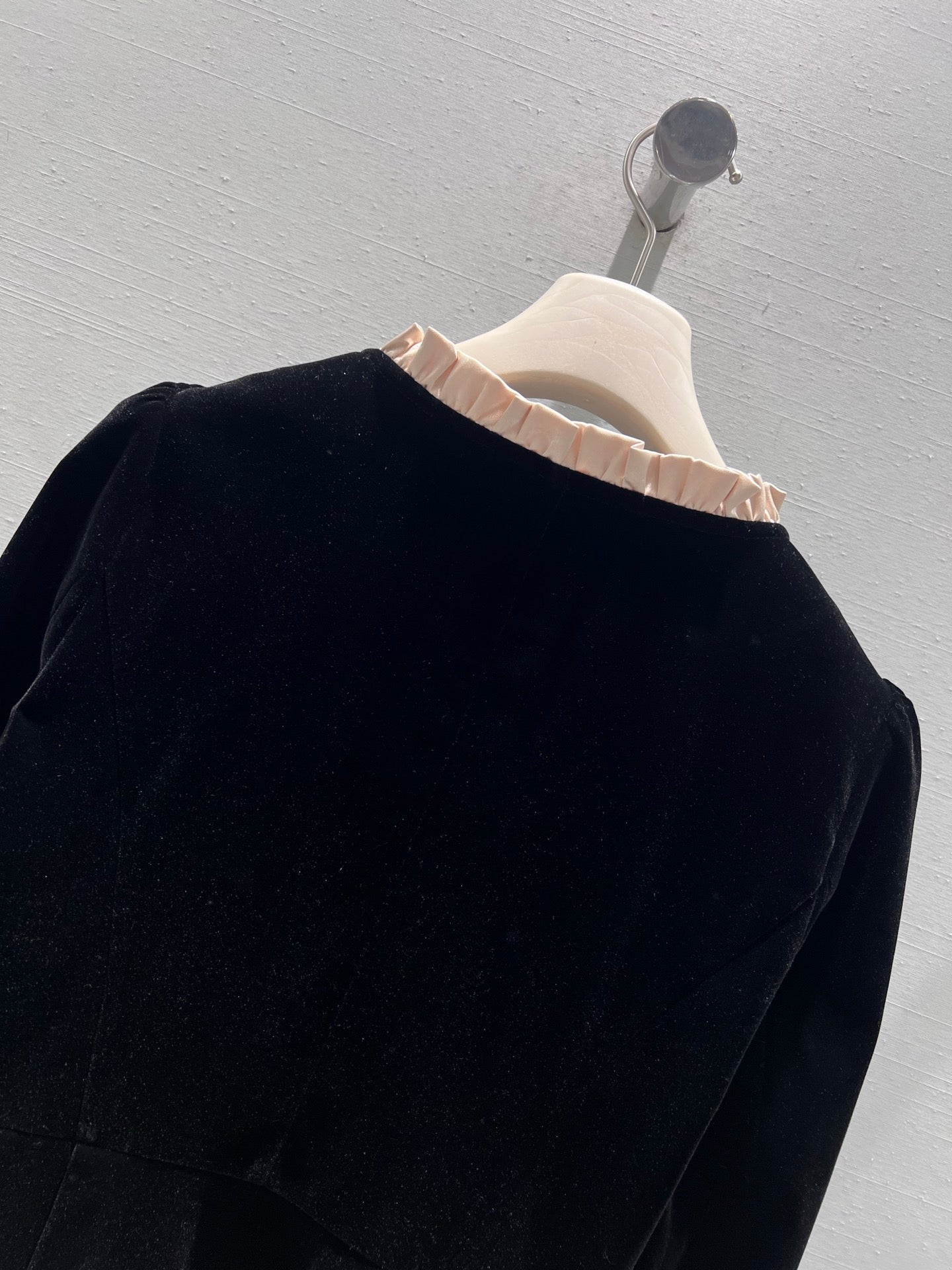 25FW haute couture collection gold velvet dress