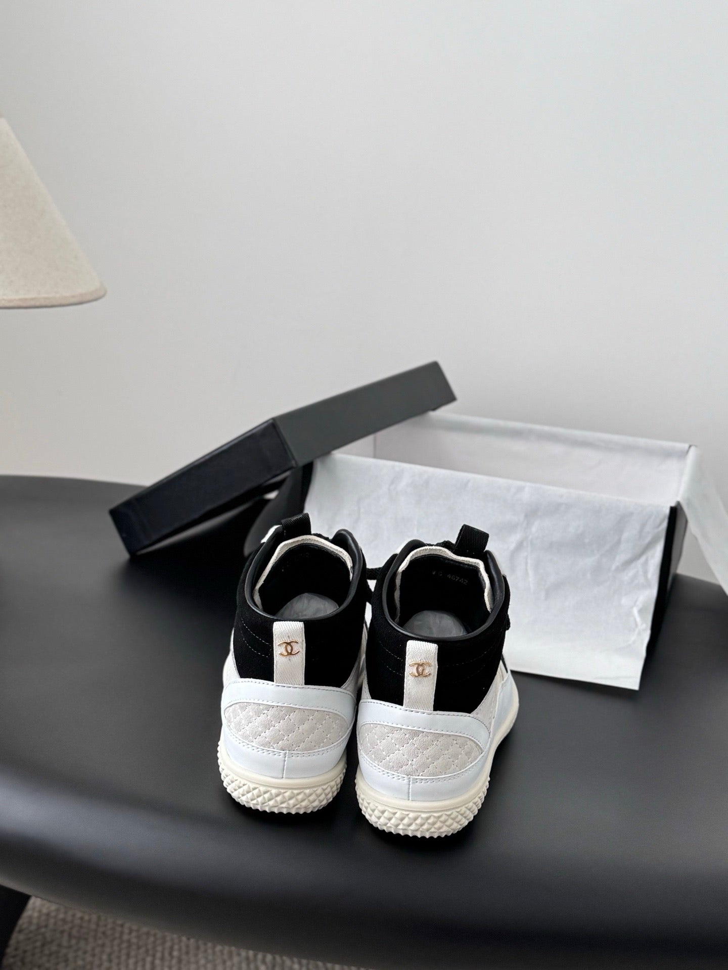 25FW top panda suede Gaobang casual sports shoes