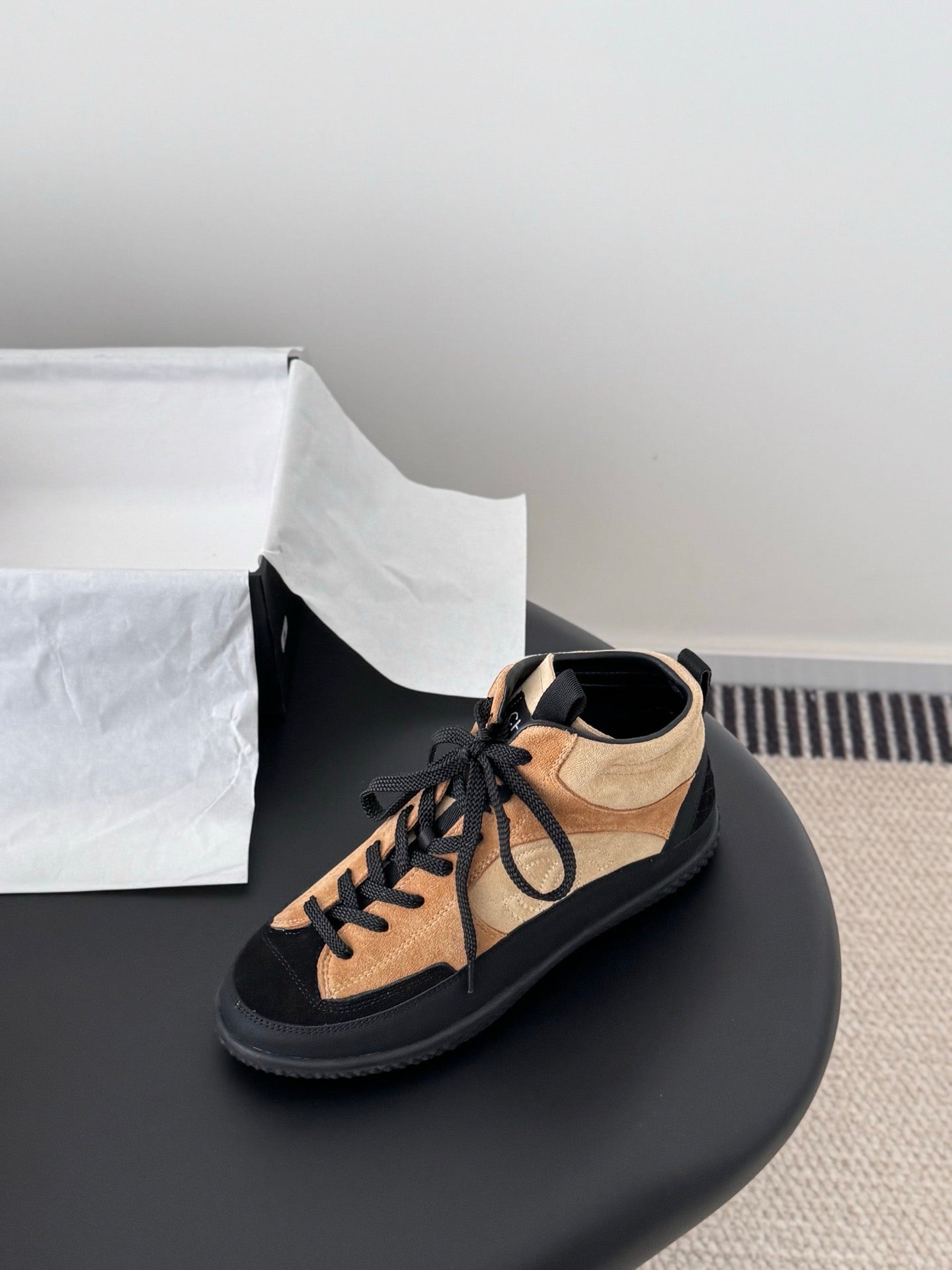 25FW top panda suede Gaobang casual sports shoes