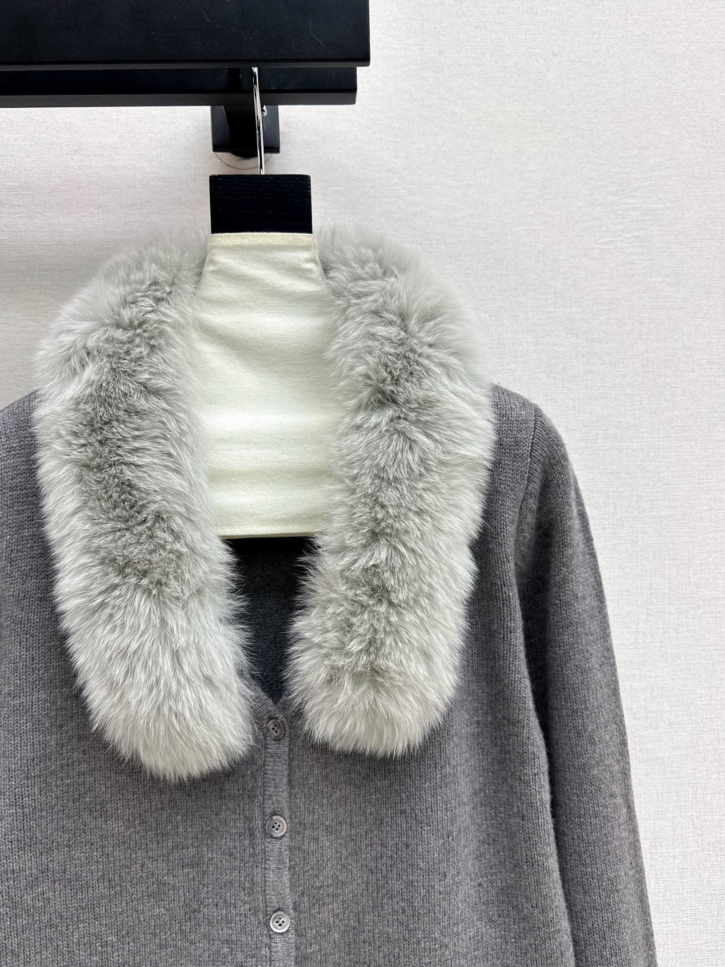 🔥HOT🔥25SS New popular series fox fur stitching V-neck jacket