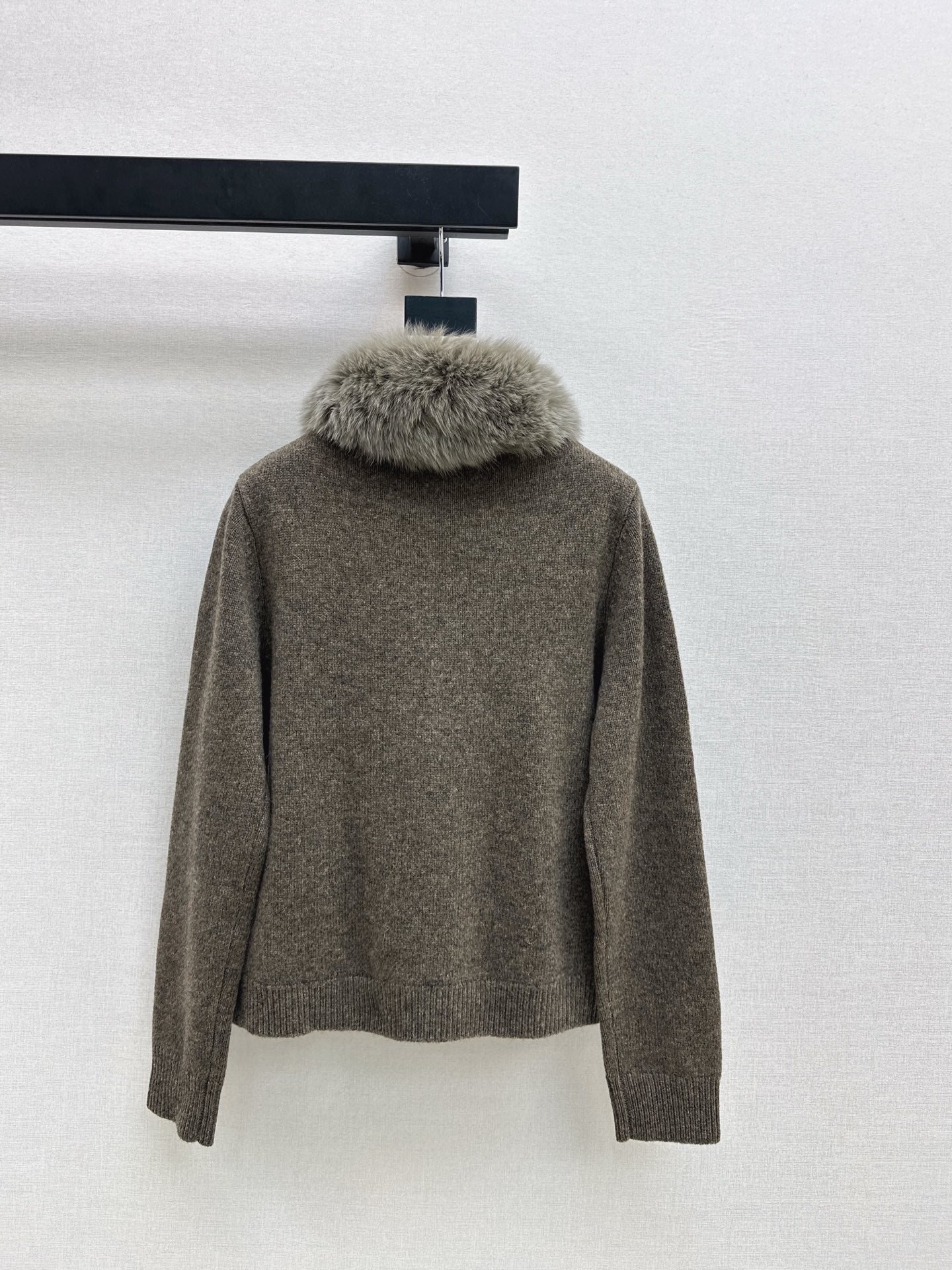 🔥HOT🔥25SS New popular series fox fur stitching V-neck jacket