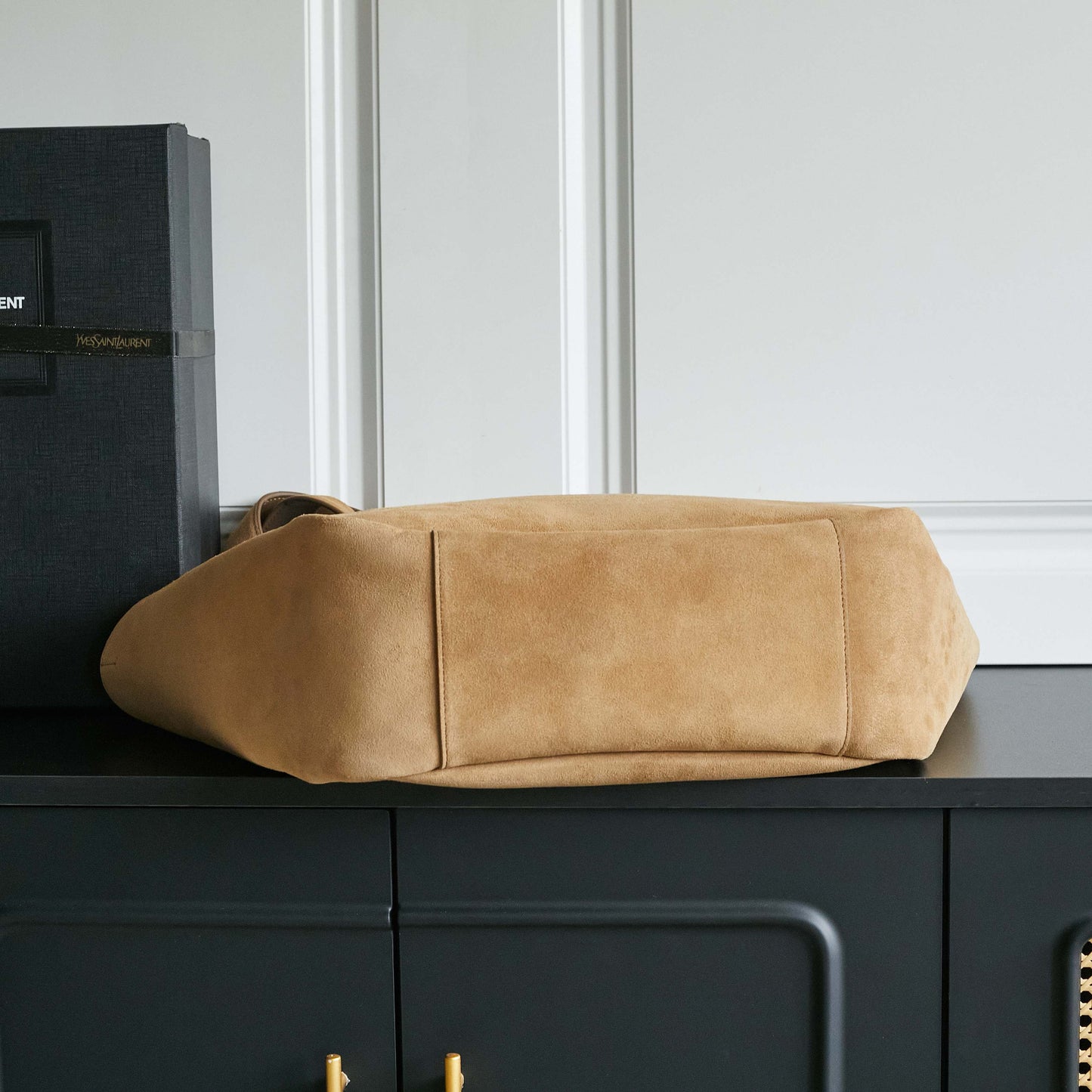 25FW new BEA horizontal TOTE suede bag