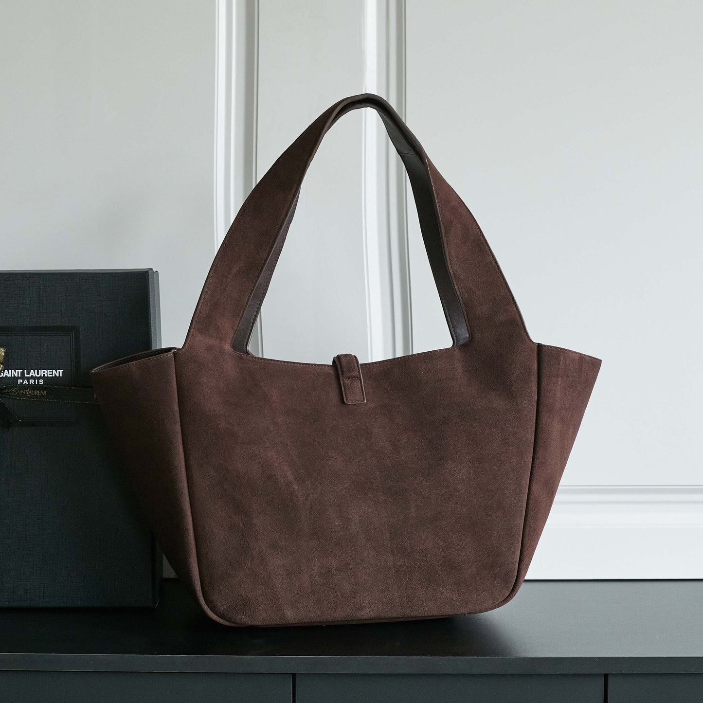 25FW new BEA horizontal TOTE suede bag