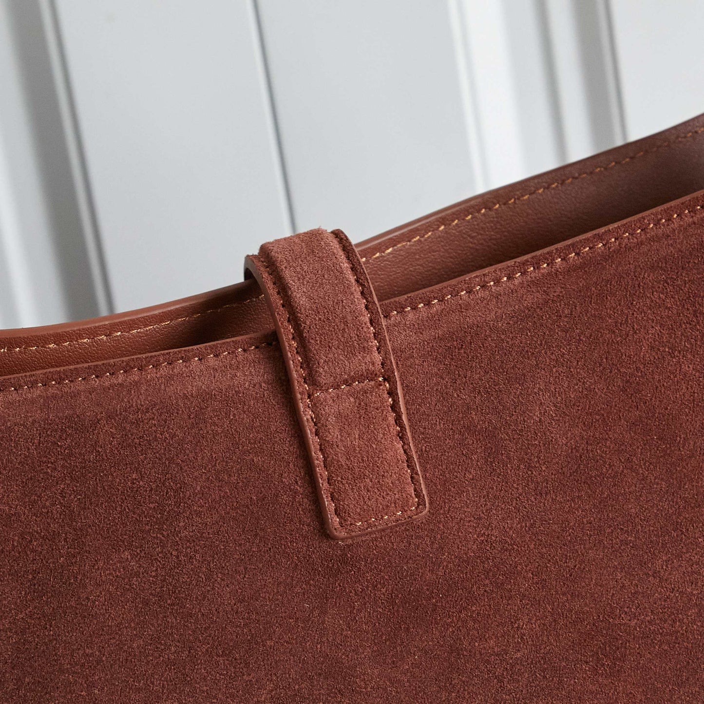 25FW new BEA horizontal TOTE suede bag