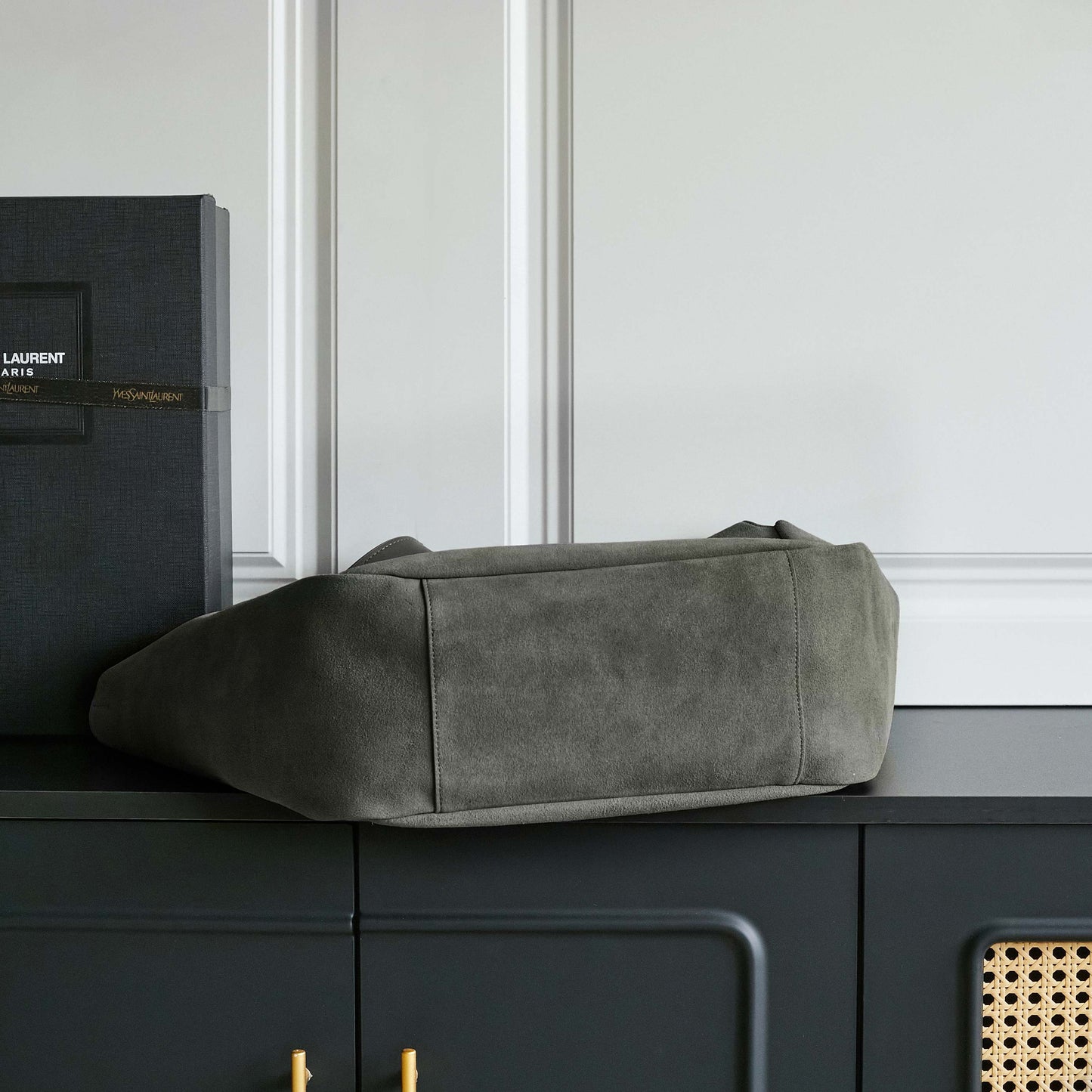 25FW new BEA horizontal TOTE suede bag