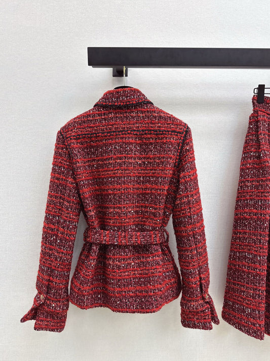 🎄Xmas🎄25FW latest temperament exquisite woven jacket