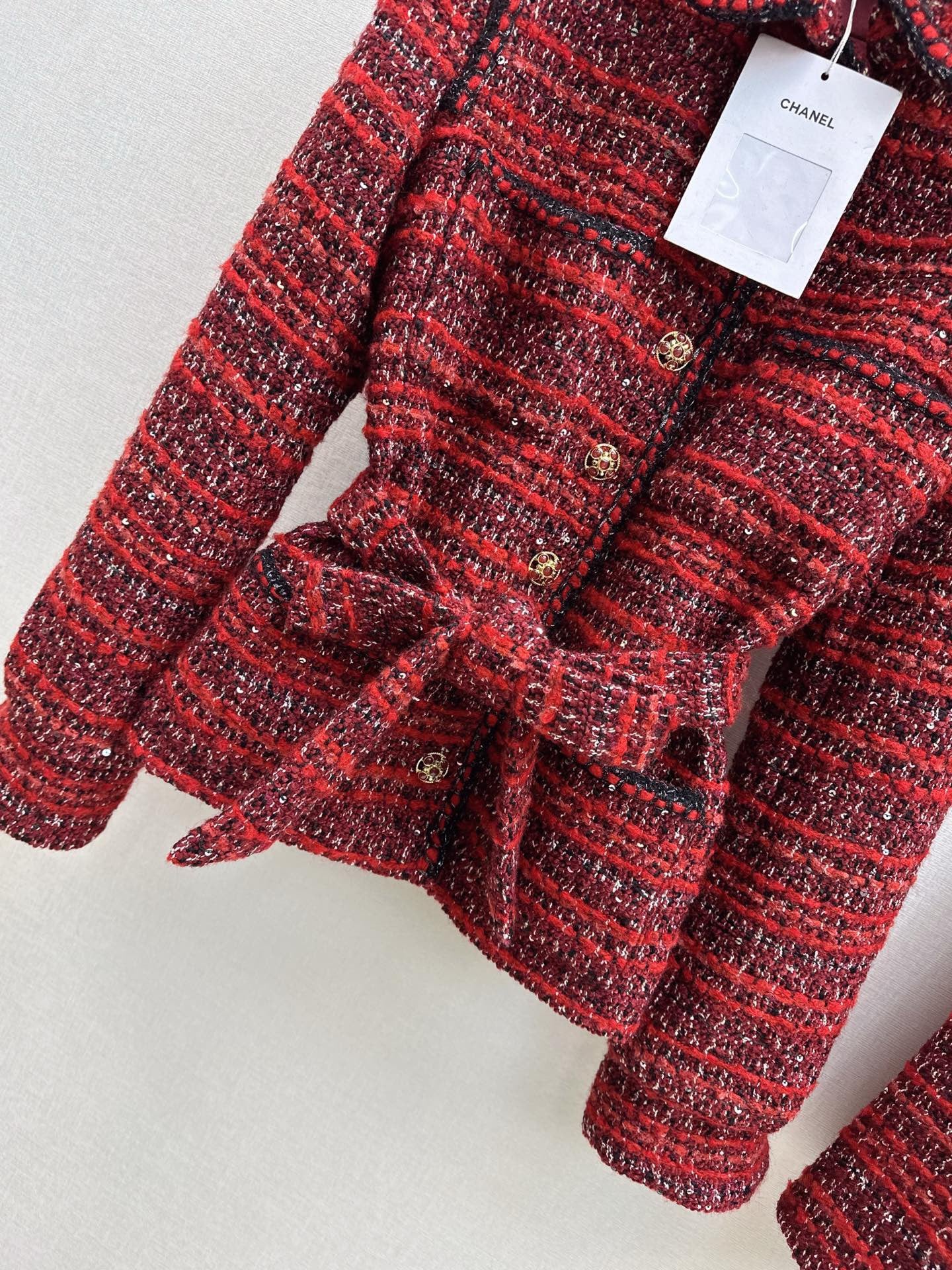 🎄Xmas🎄25FW latest temperament exquisite woven jacket