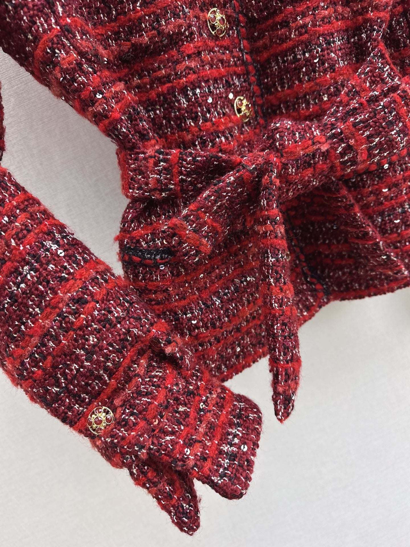 🎄Xmas🎄25FW latest temperament exquisite woven jacket