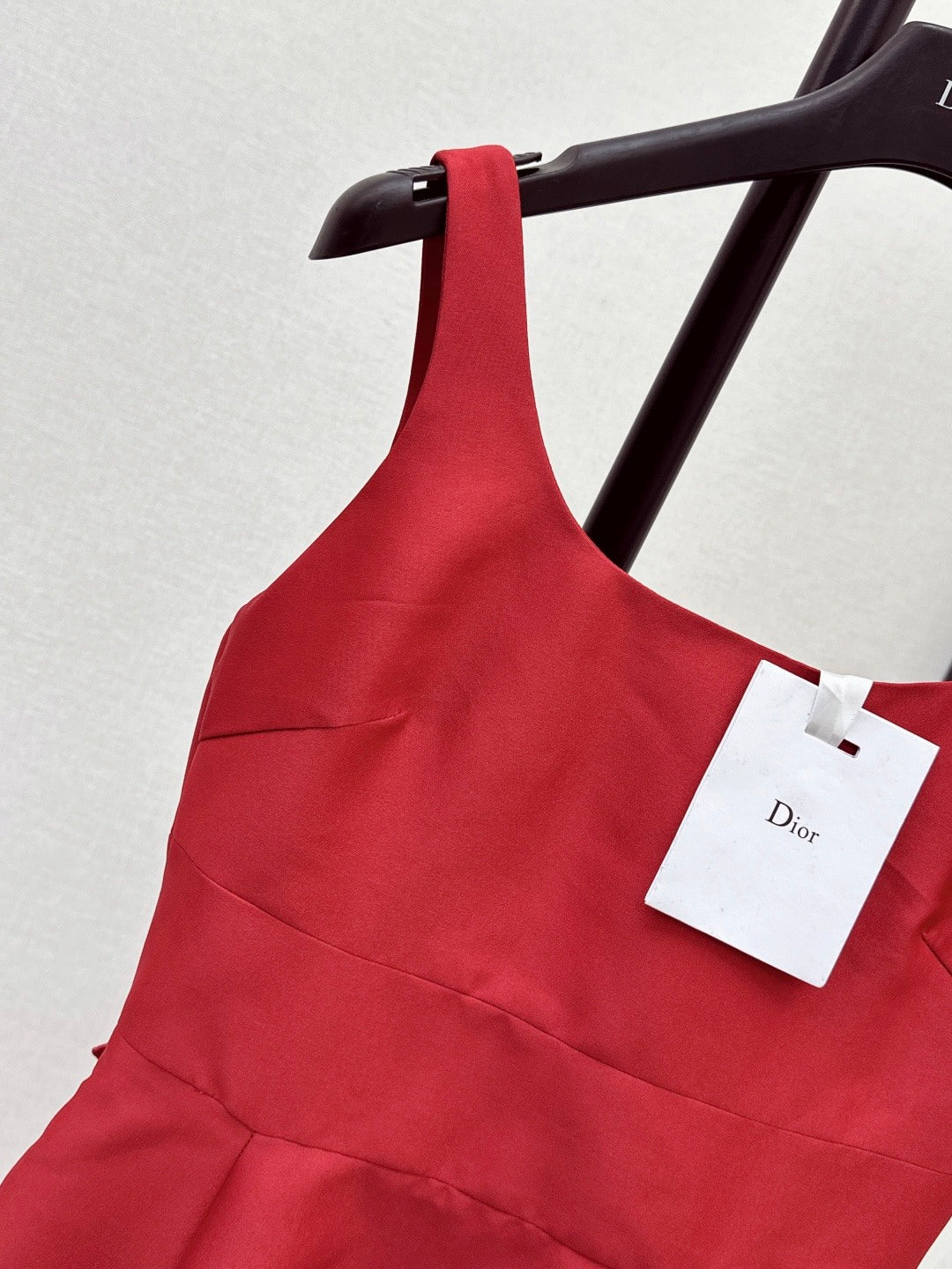 26SS New Hepburn Style Back Bow Sleeveless Dress