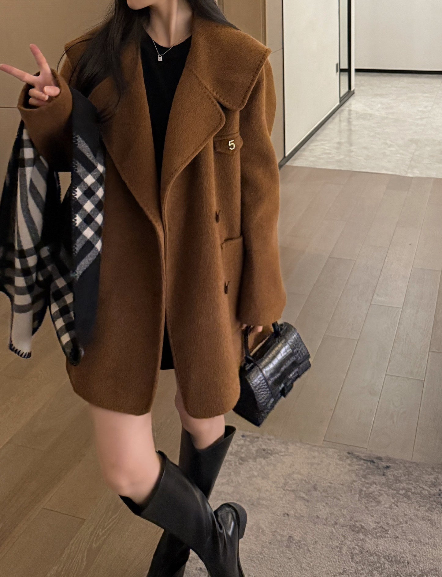 25FW New N5 Exquisite Australian Wool Coat