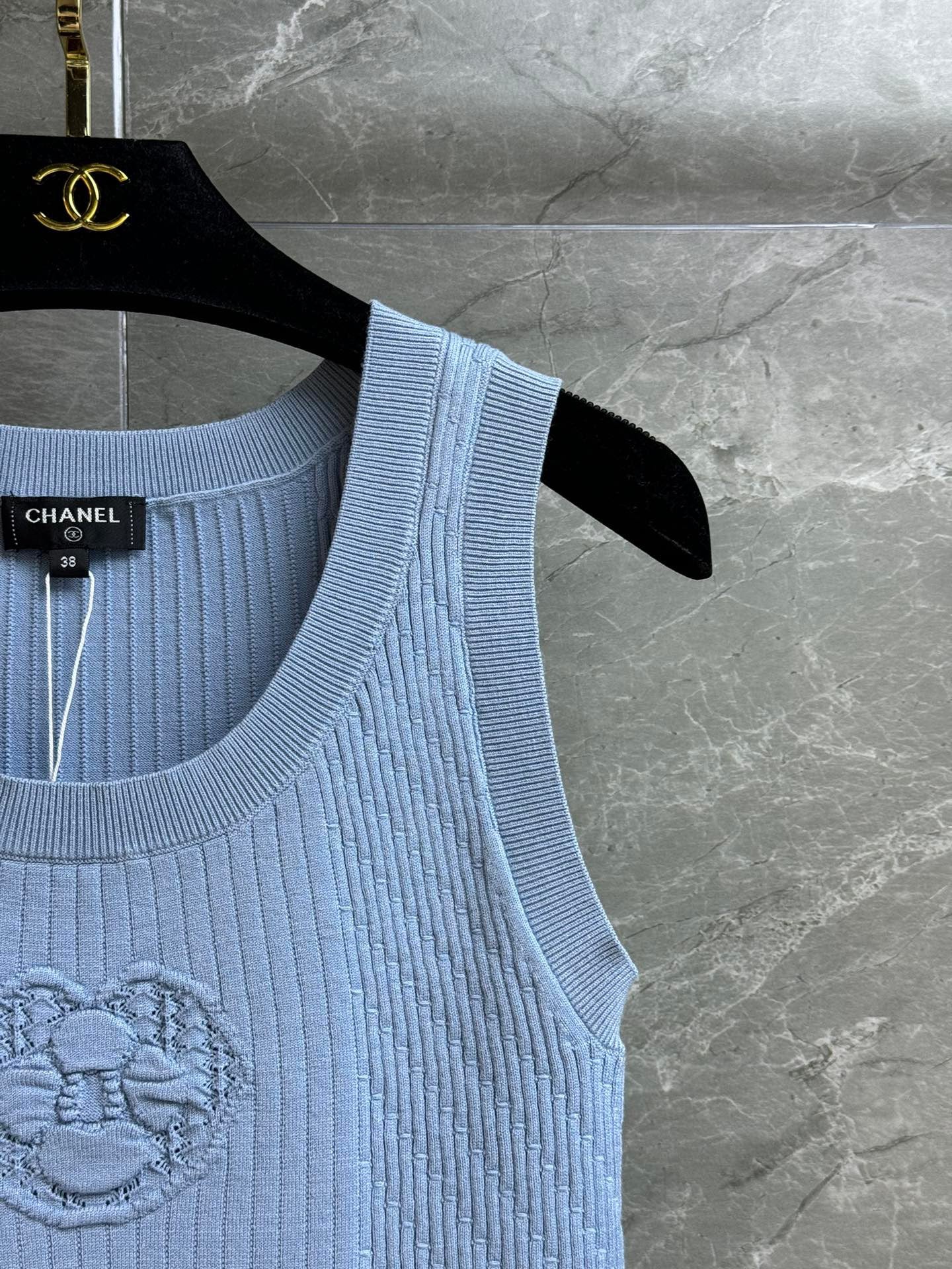 26SS NEW camellia knitted vest