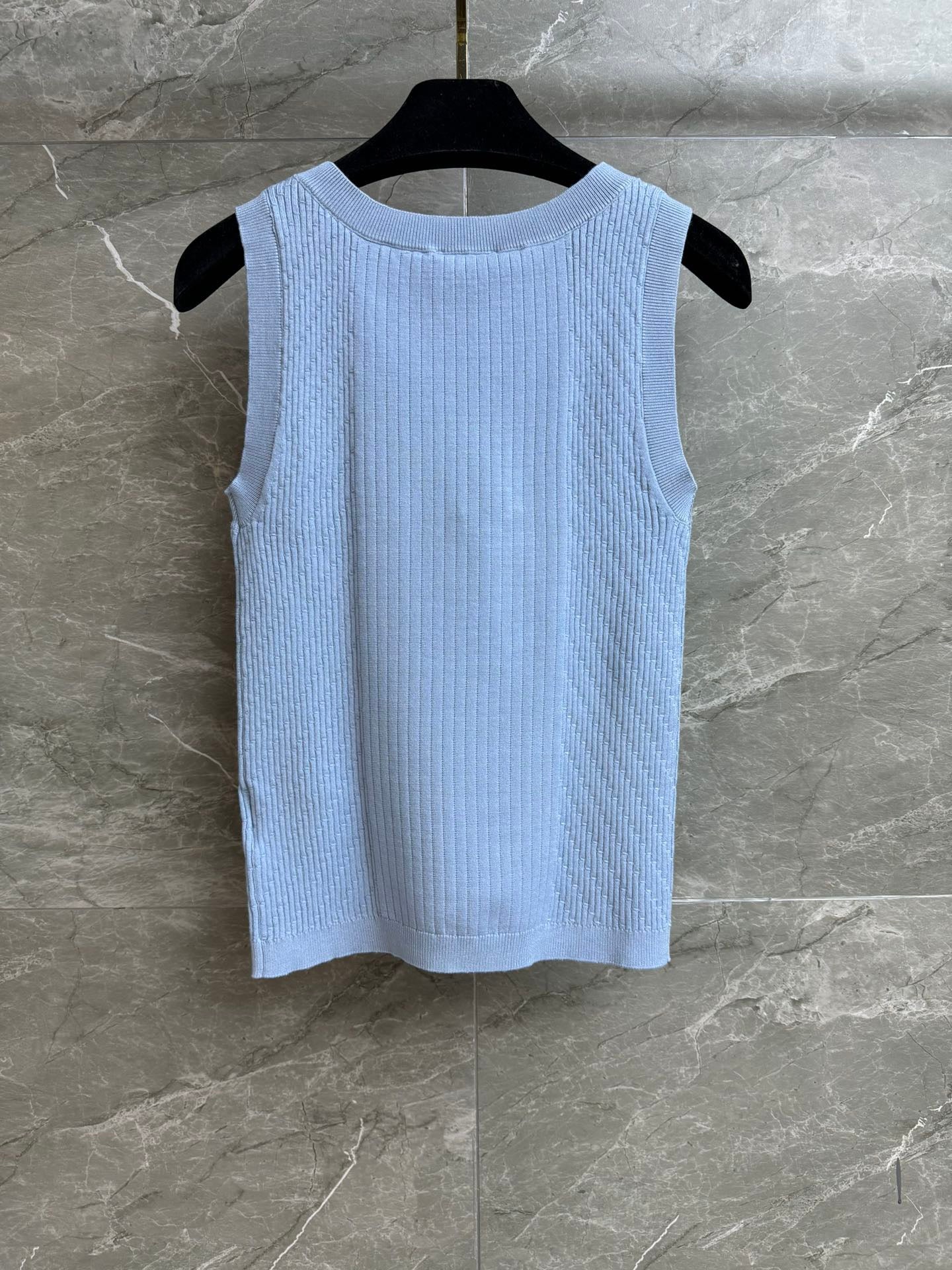 26SS NEW camellia knitted vest