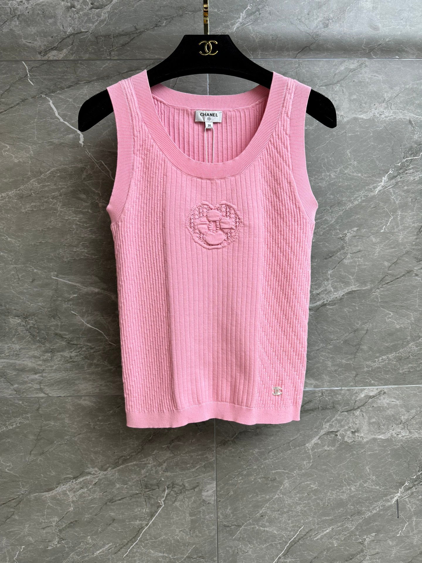 26SS NEW camellia knitted vest