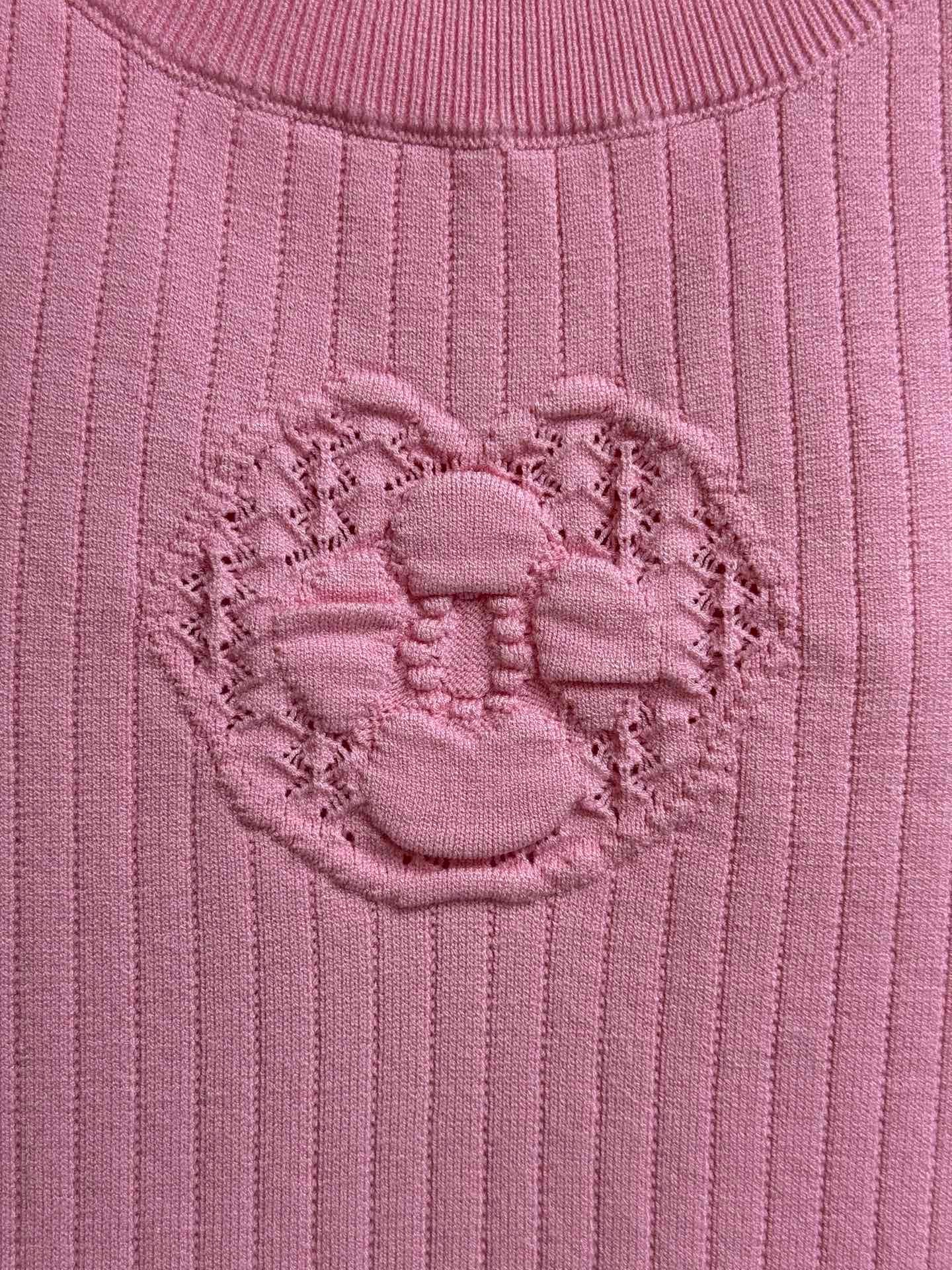 26SS NEW camellia knitted vest