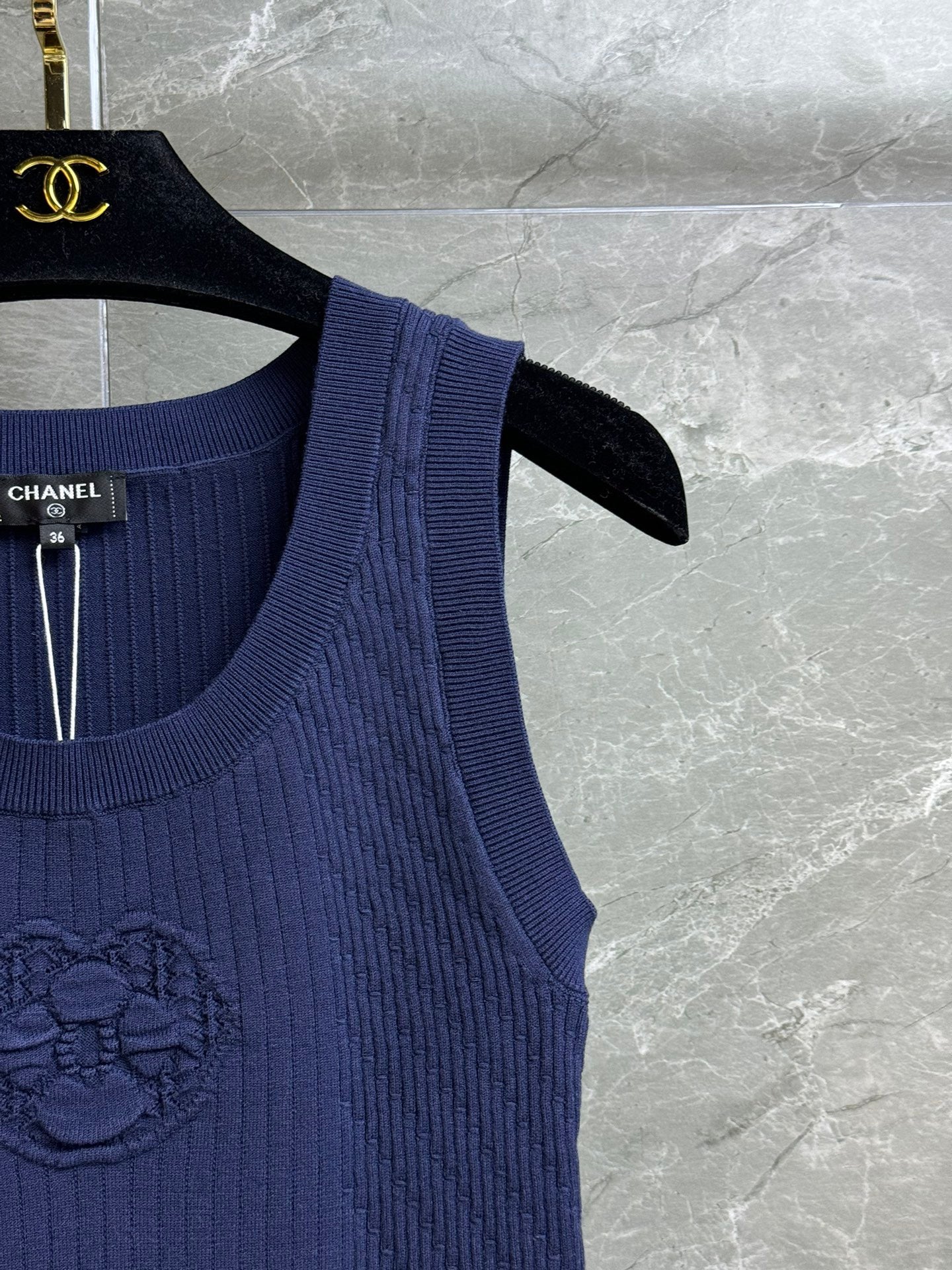 26SS NEW camellia knitted vest