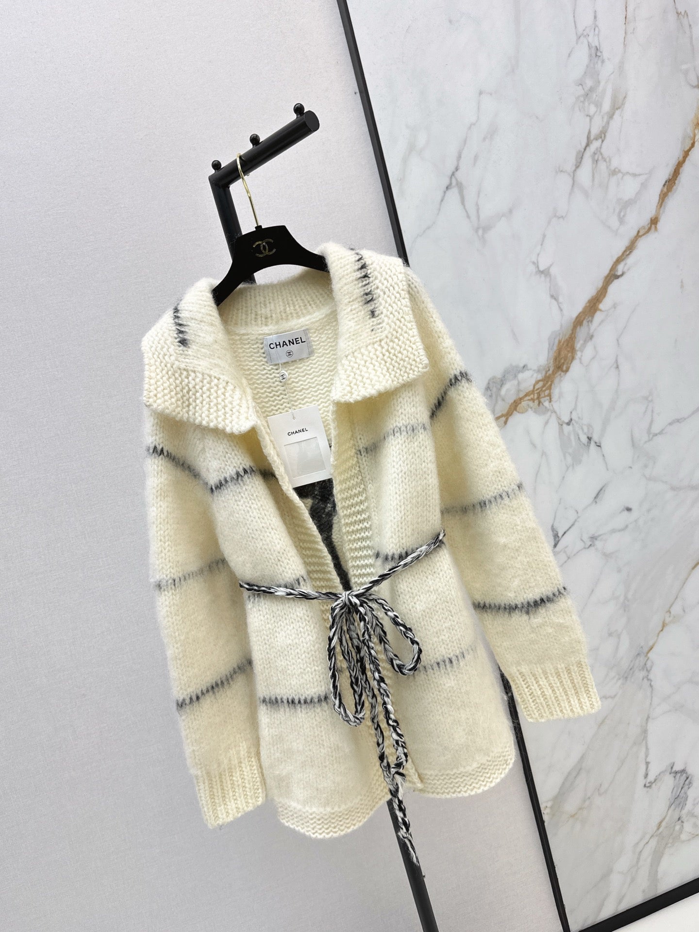 25FW new mohair waistband cardigan