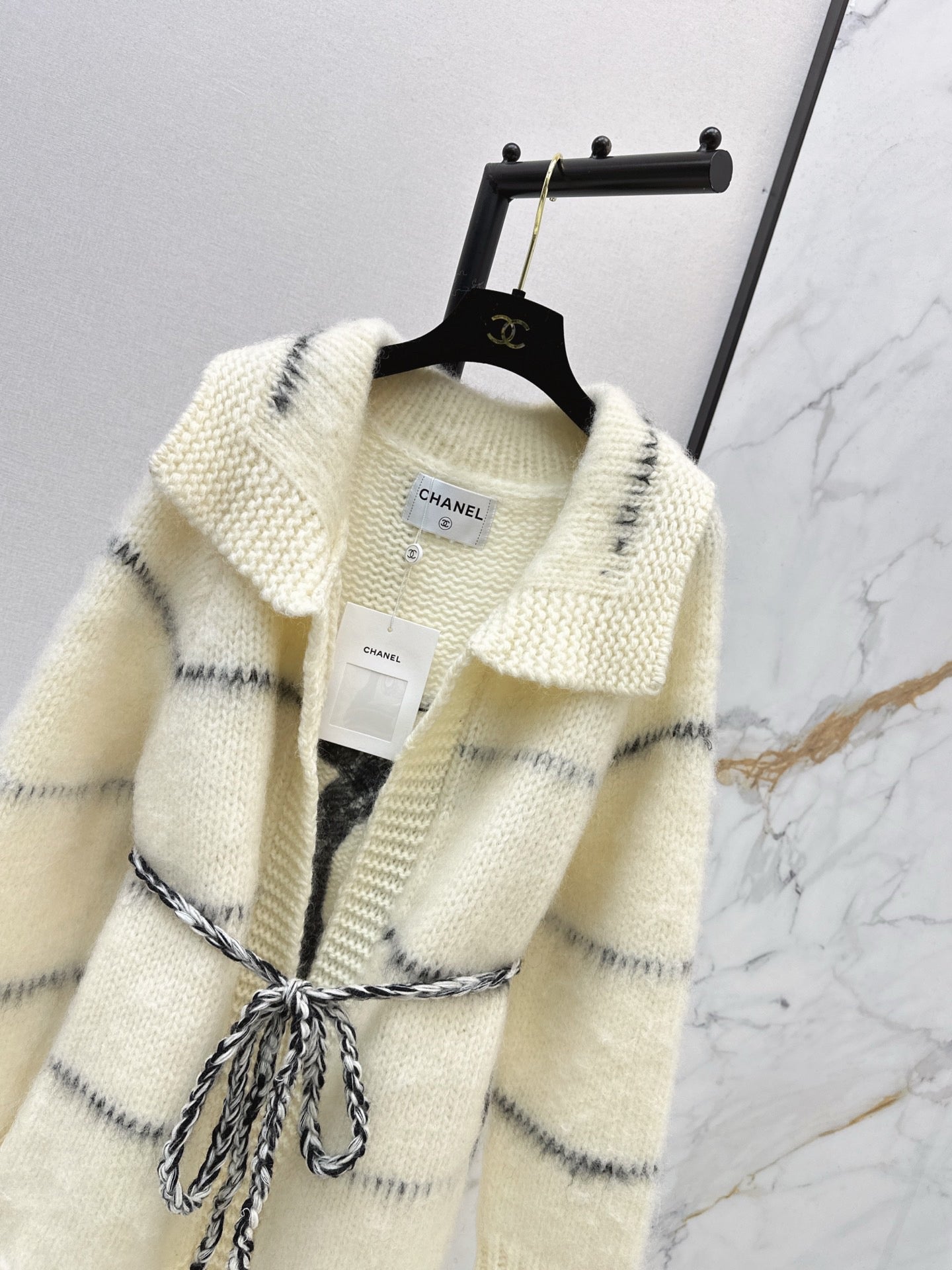 25FW new mohair waistband cardigan