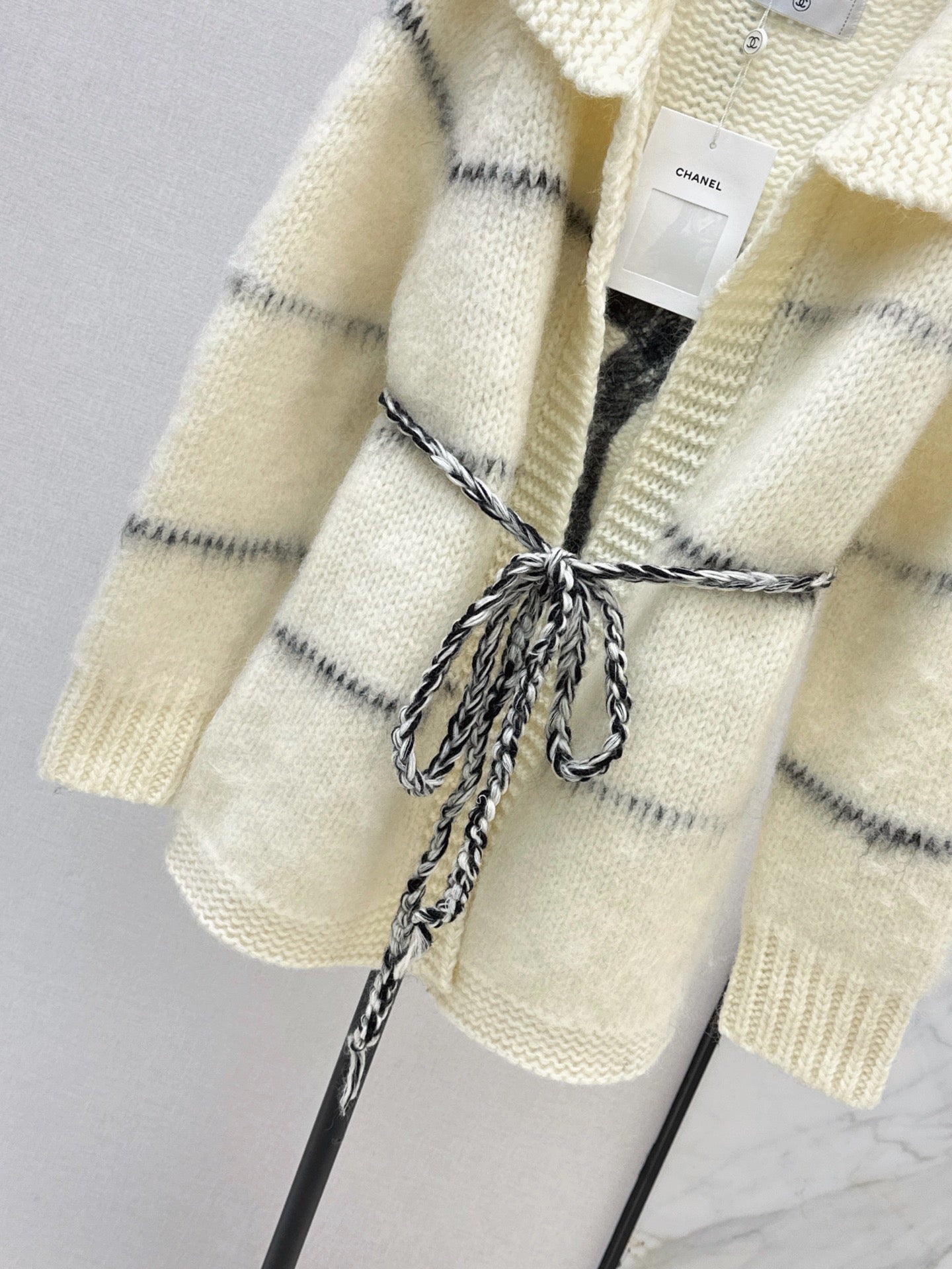 25FW new mohair waistband cardigan