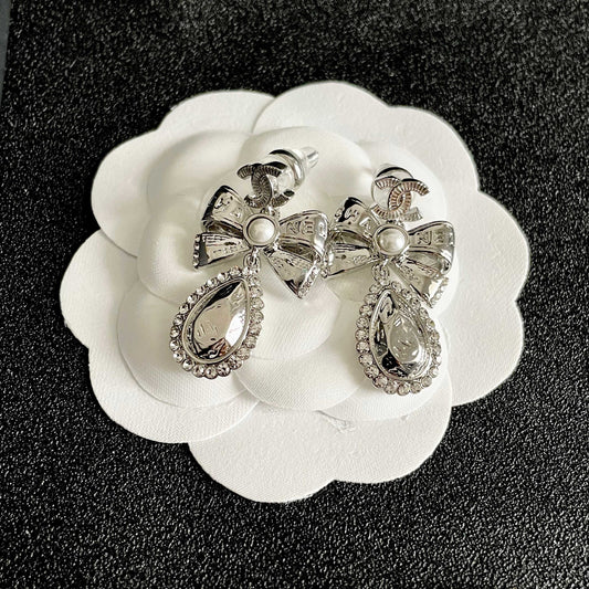 25FW NEW Silver Medieval Stud Earrings