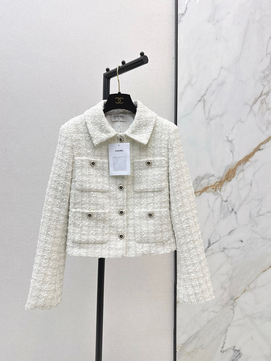 26SS NEW Gentle and feminine tweed coat