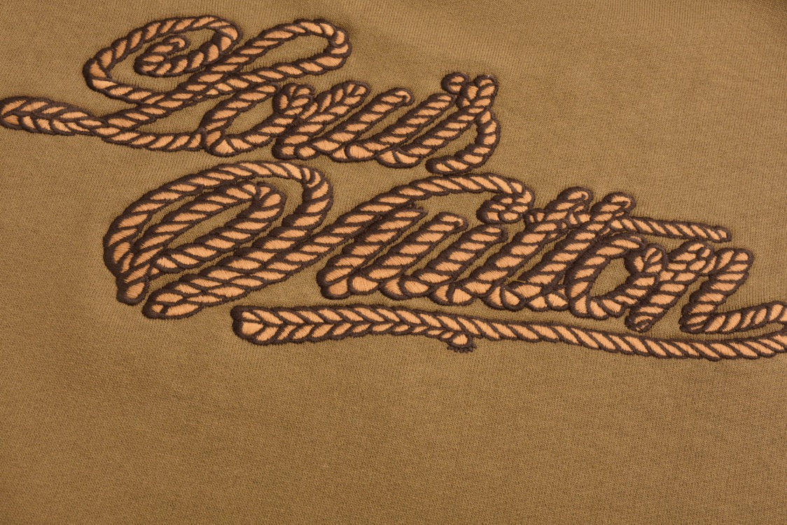 bestickter Kapuzenpullover