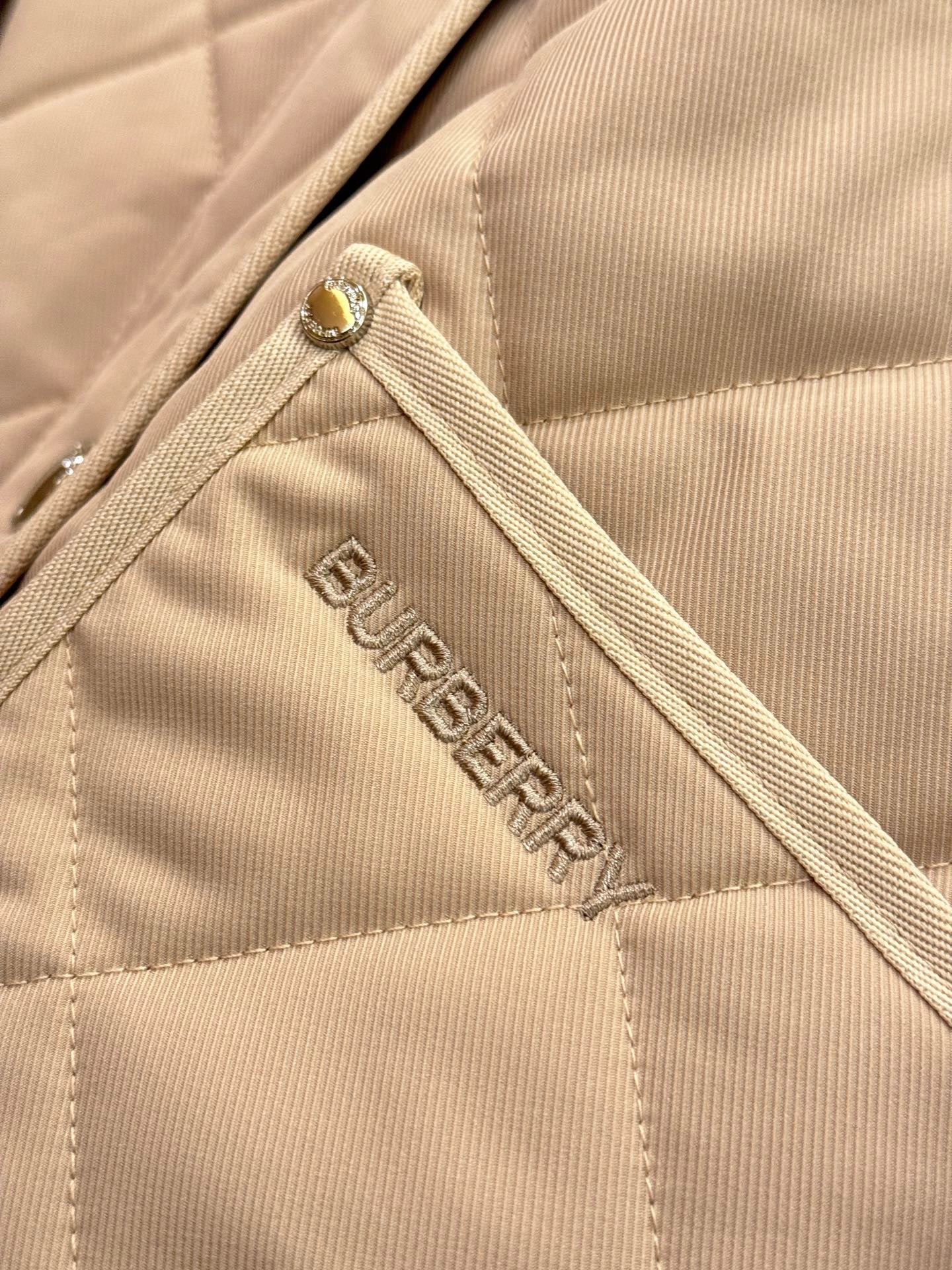26SS NEU Kordkragen Diamant-Steppjacke kurze Baumwoll-Jacke