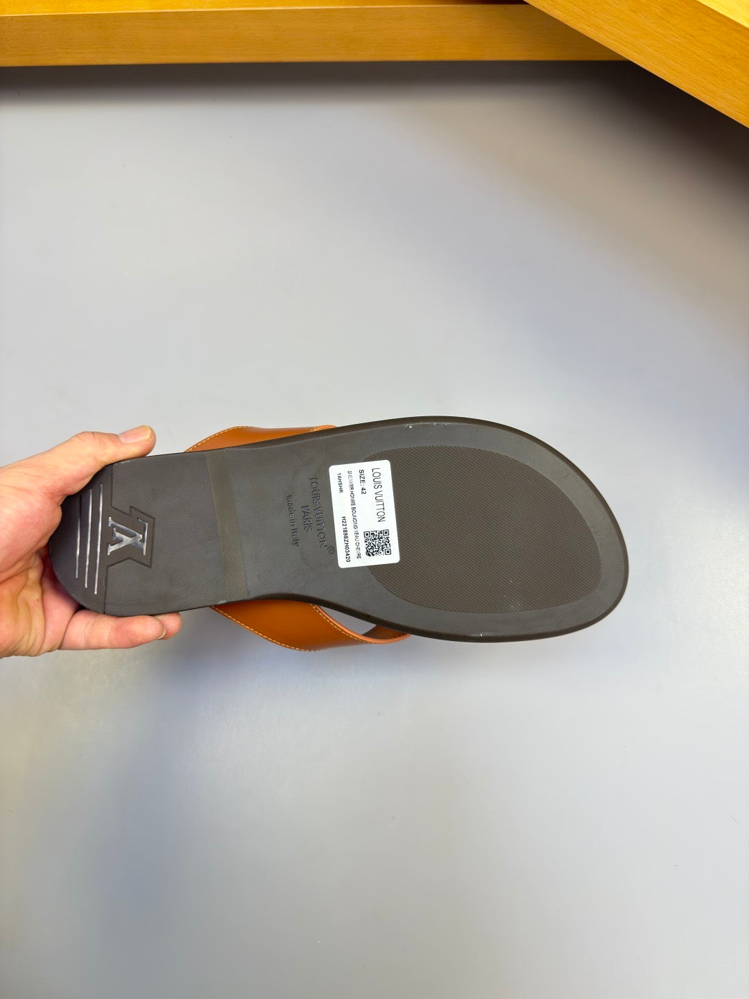 26FW New Casual Leather Flip-Flops