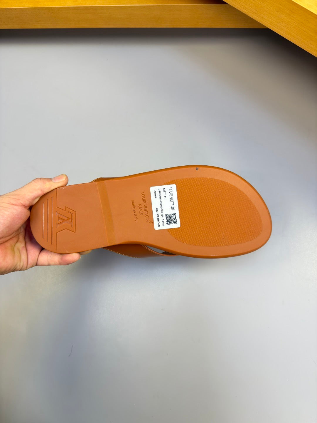 26FW New Casual Leather Flip-Flops
