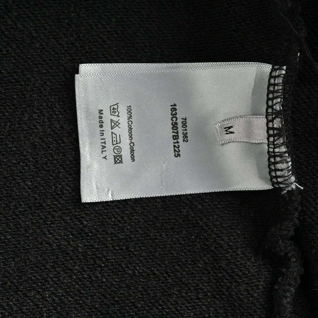 Sweatshirt mit Rundhalsausschnitt und gesticktem Logo in verwaschener Optik