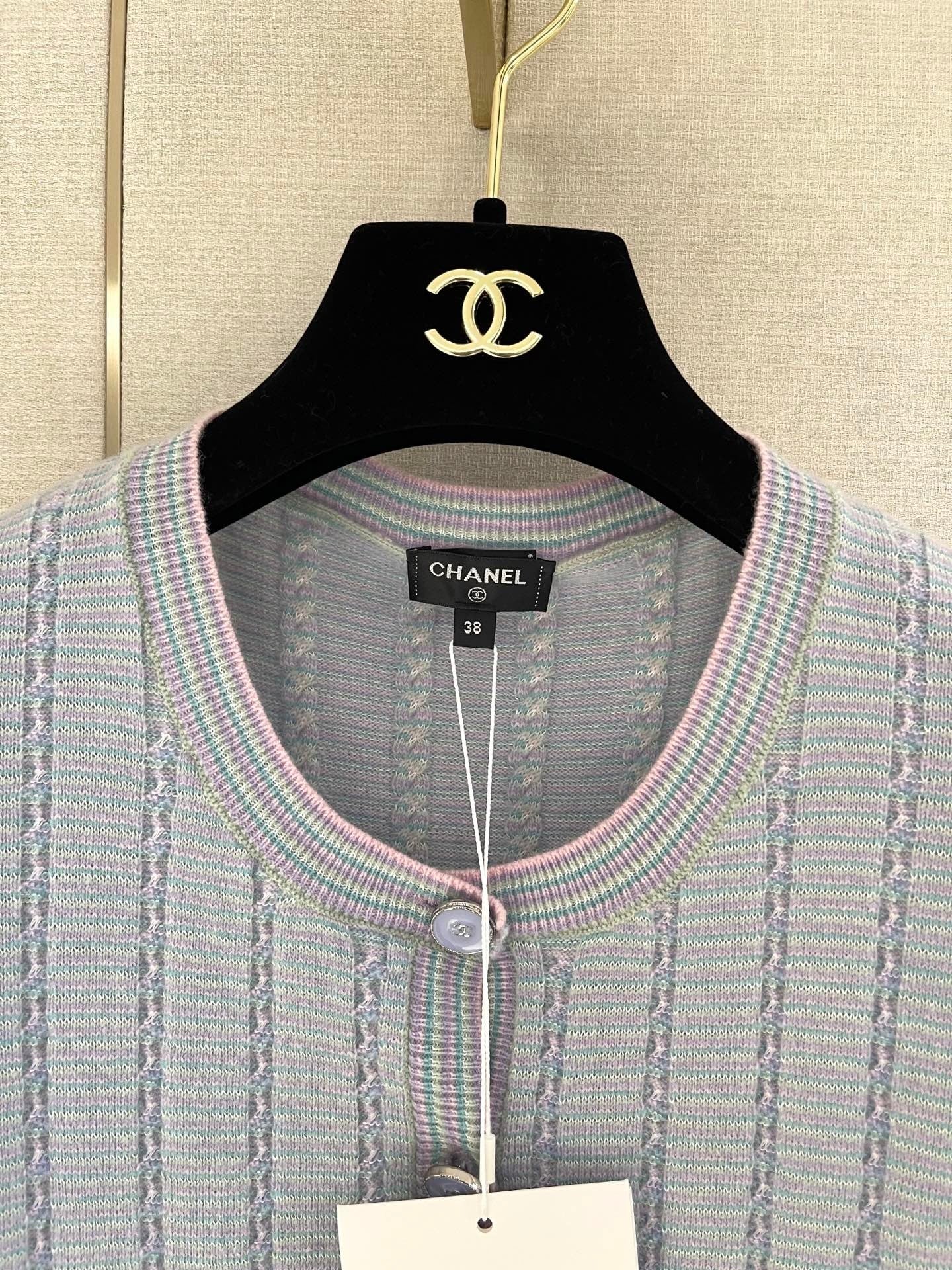 25FW New Blue tassel customization knitted cardigan