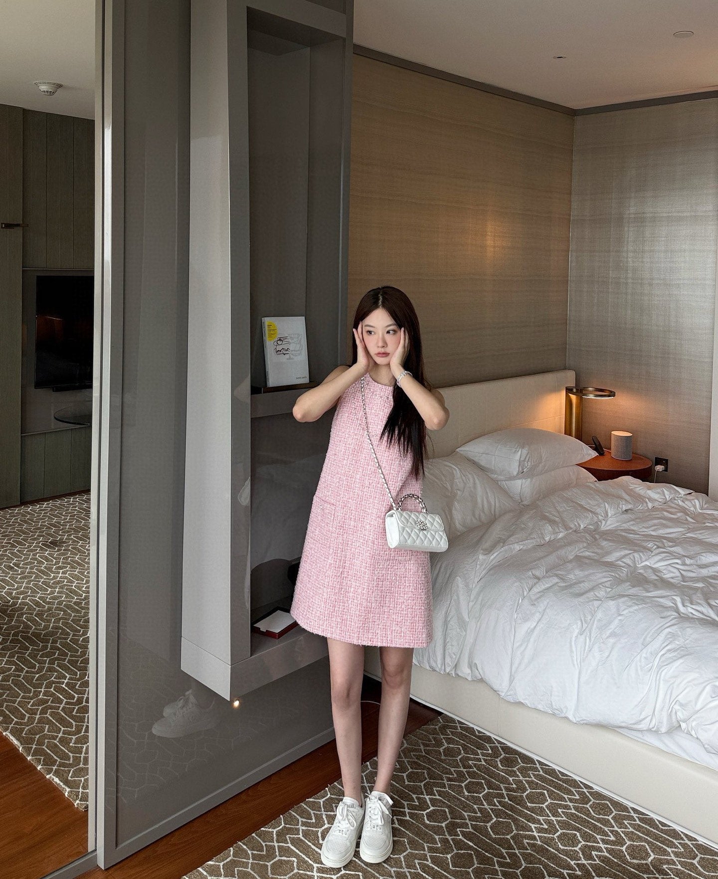 🔥HOT🔥25FW early autumn series lady style sleeveless dress