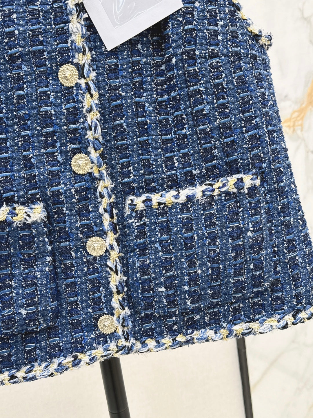 26SS neue ärmellose Weste aus Tweed