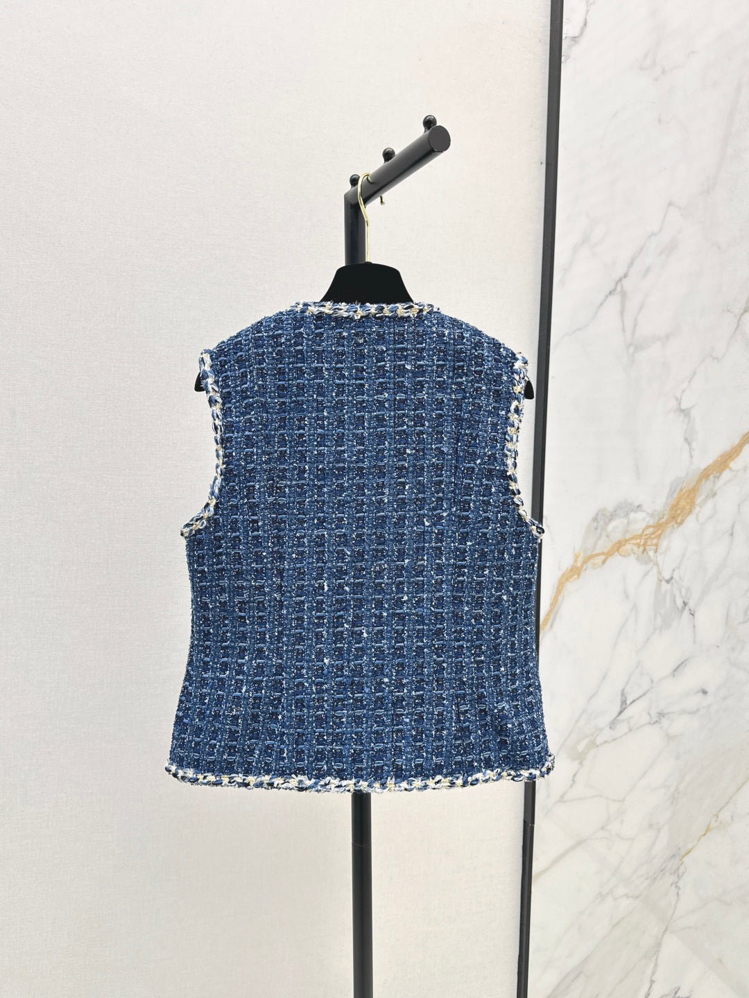 26SS neue ärmellose Weste aus Tweed