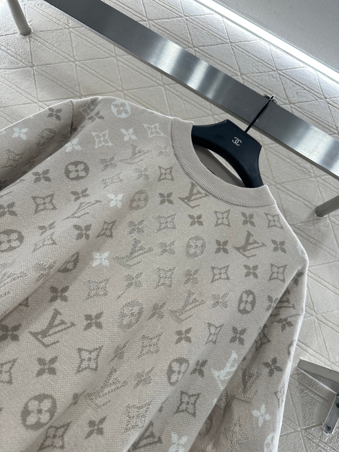 2025FW new letter jacquard knitted short sleeves