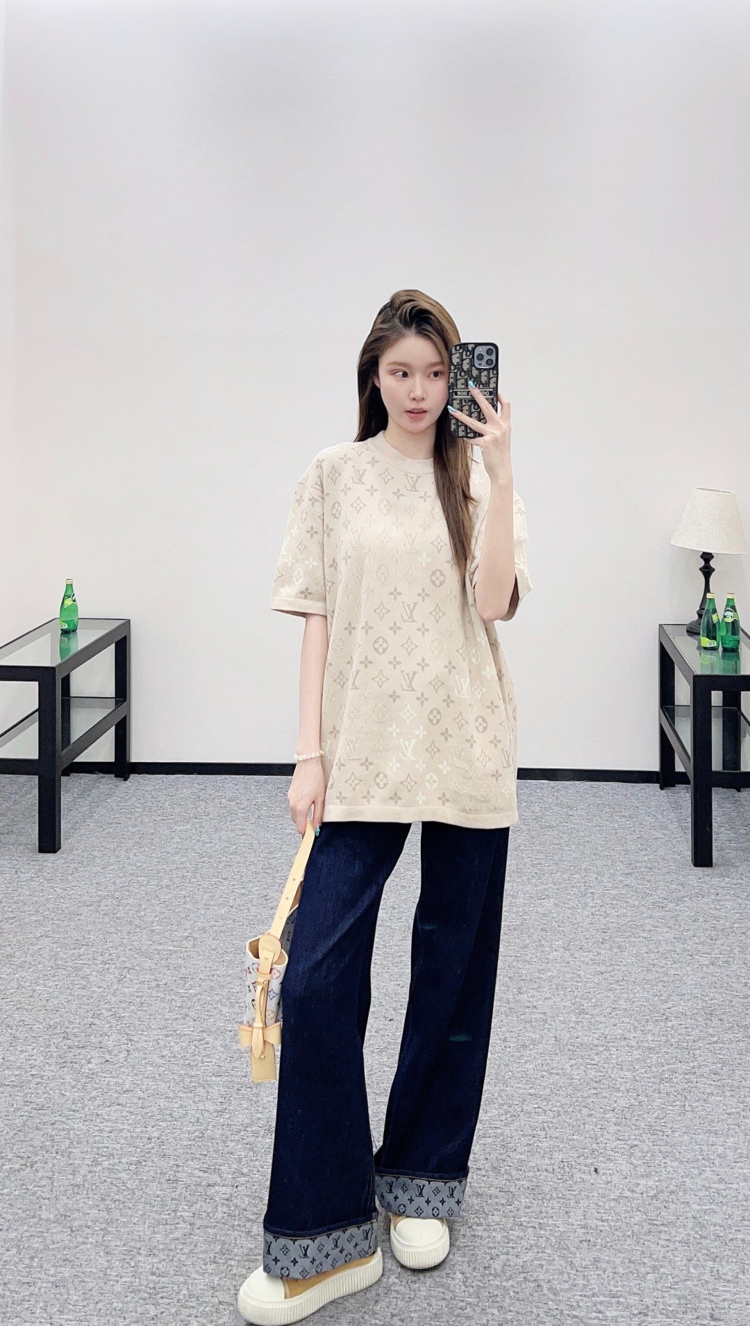 2025FW new letter jacquard knitted short sleeves