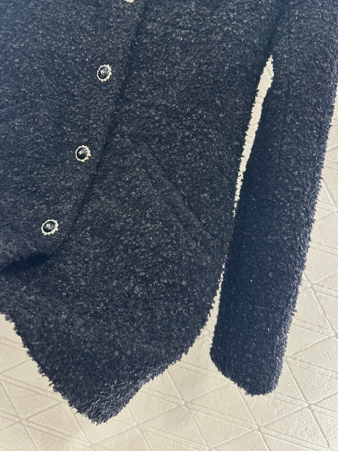 25FW new stand collar woven mid-length jacket