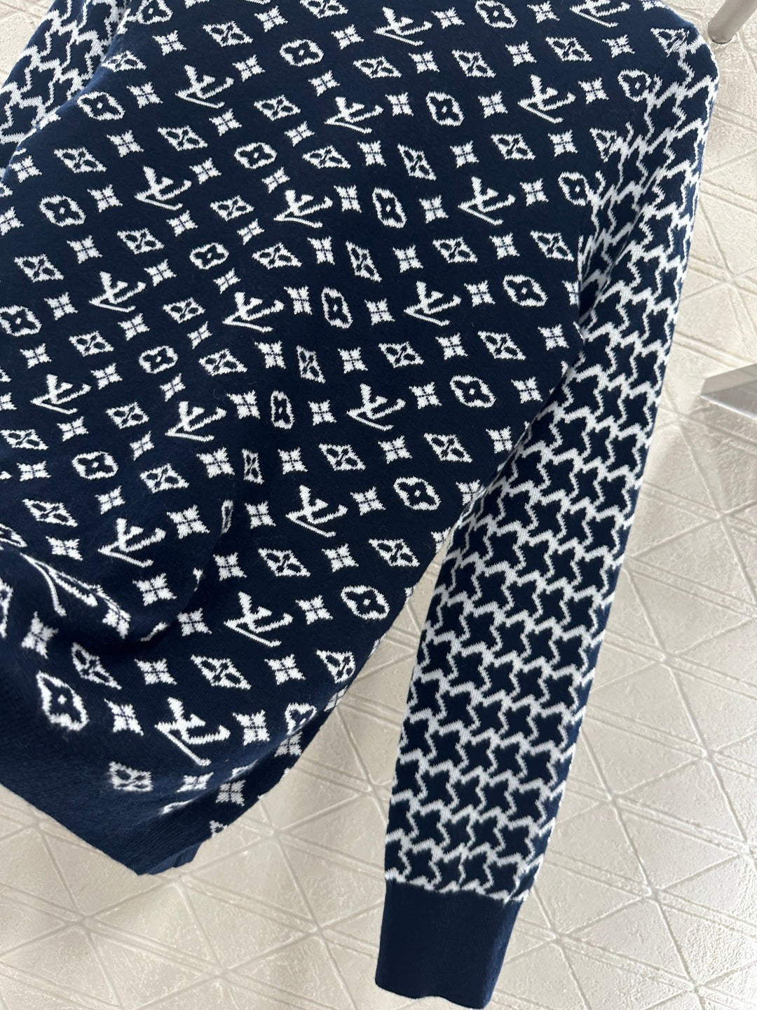 2025FW new jacquard round neck long-sleeved sweater